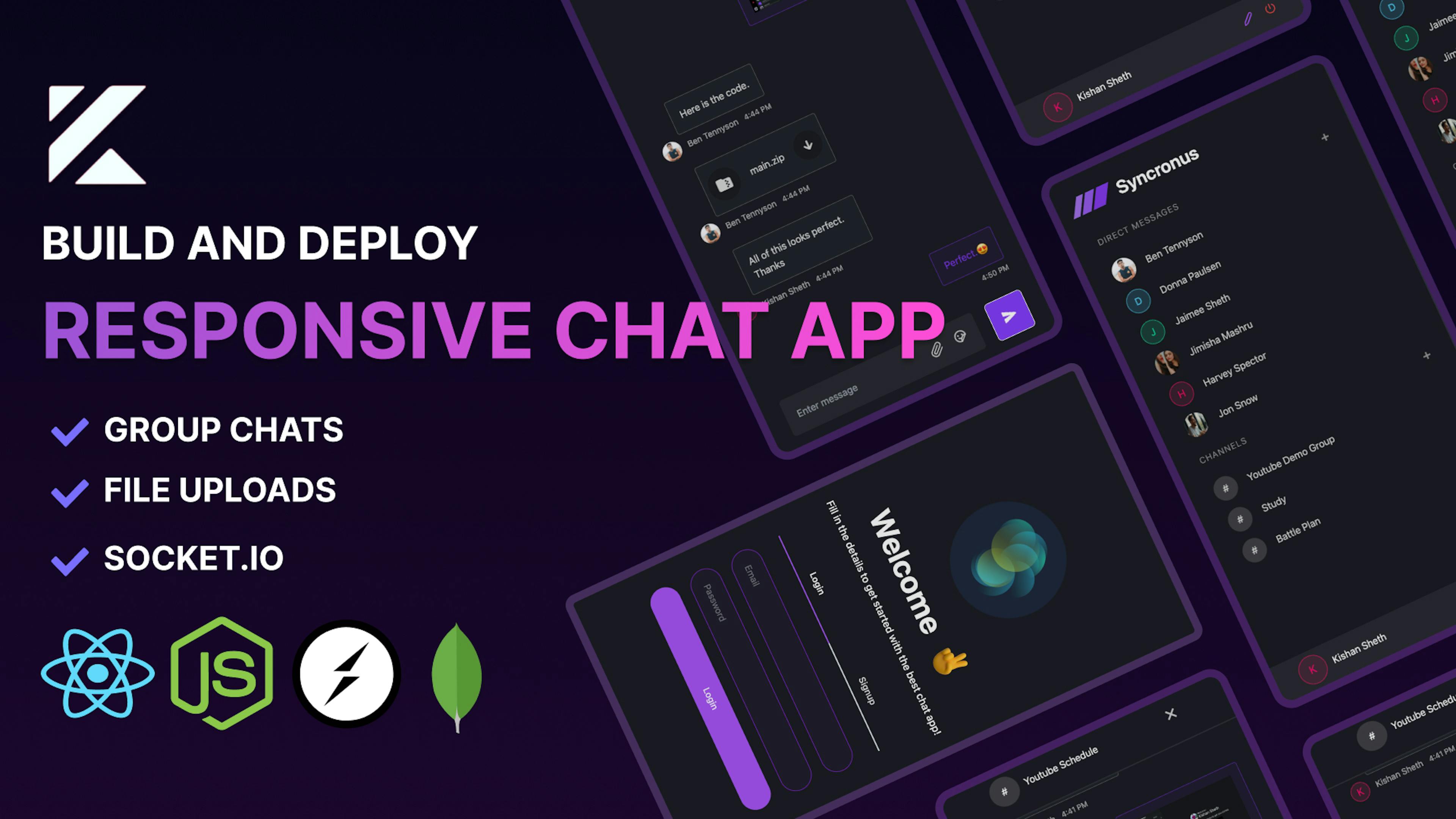 featured image - 🔥here's How I Built a Stunning Chat App With React 🚀