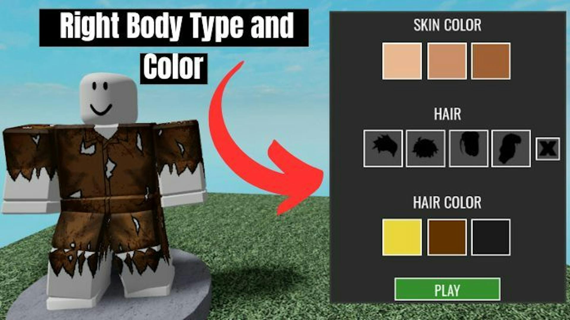 Right Body Type and Color