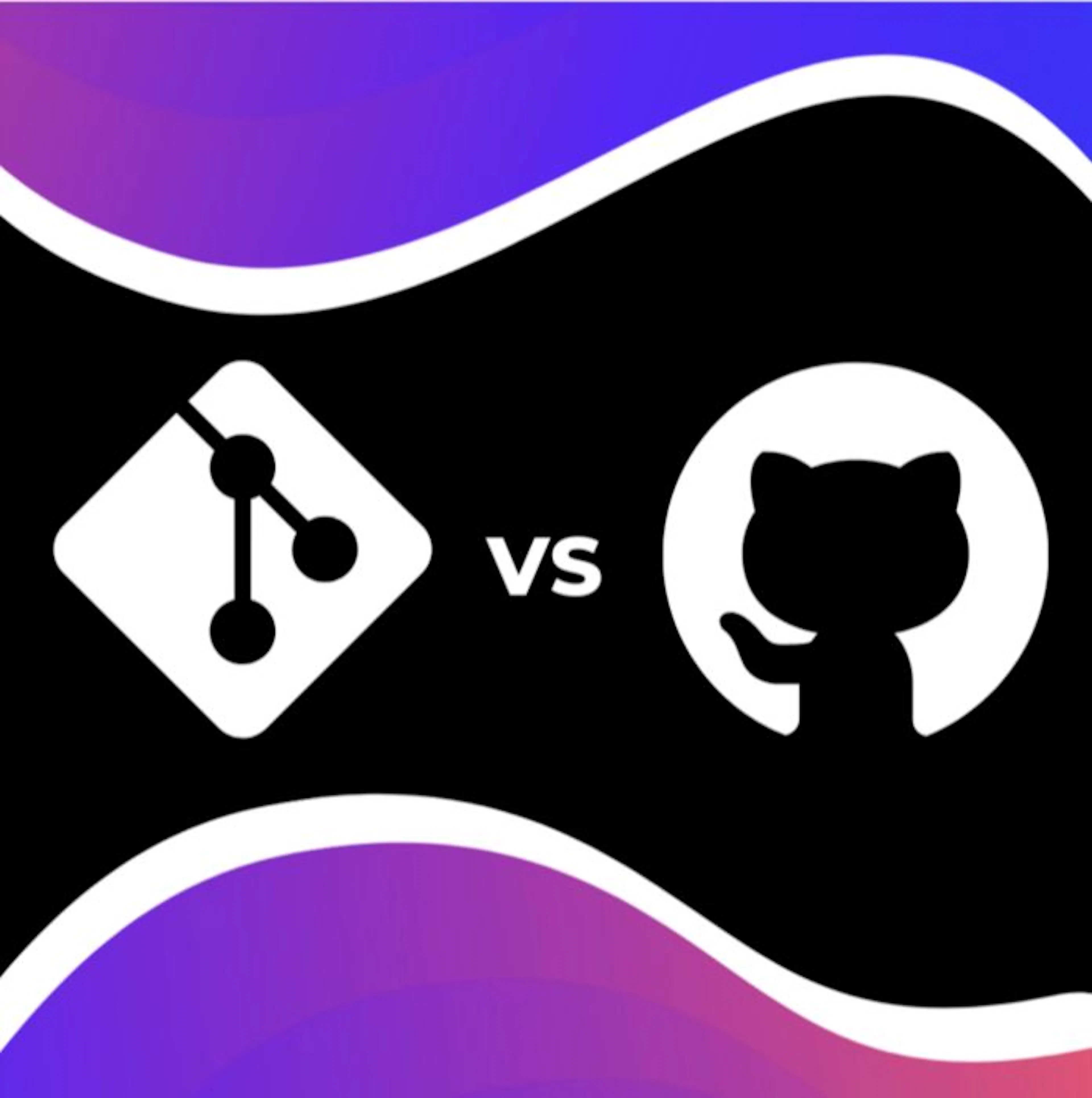 featured image - A GitHub vs Git Functionality Comparison