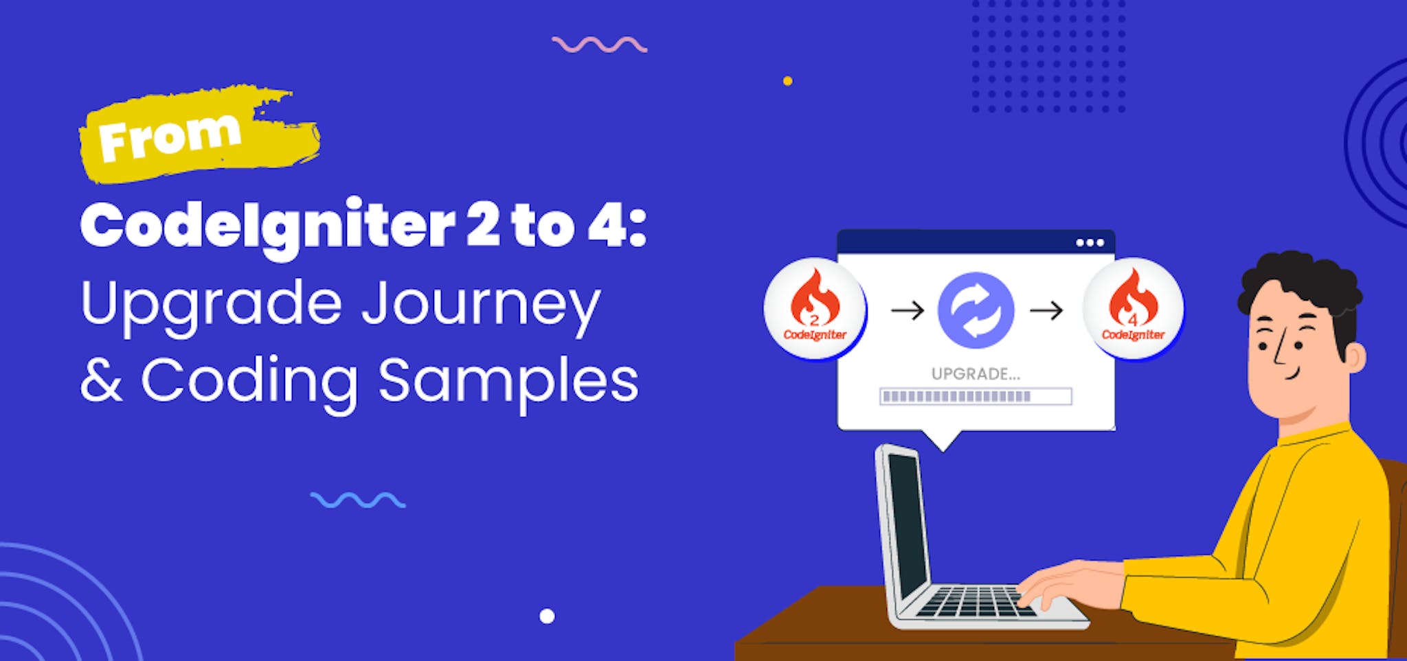 featured image - From CodeIgniter 2 to 4: Upgrade Journey & Coding Samples