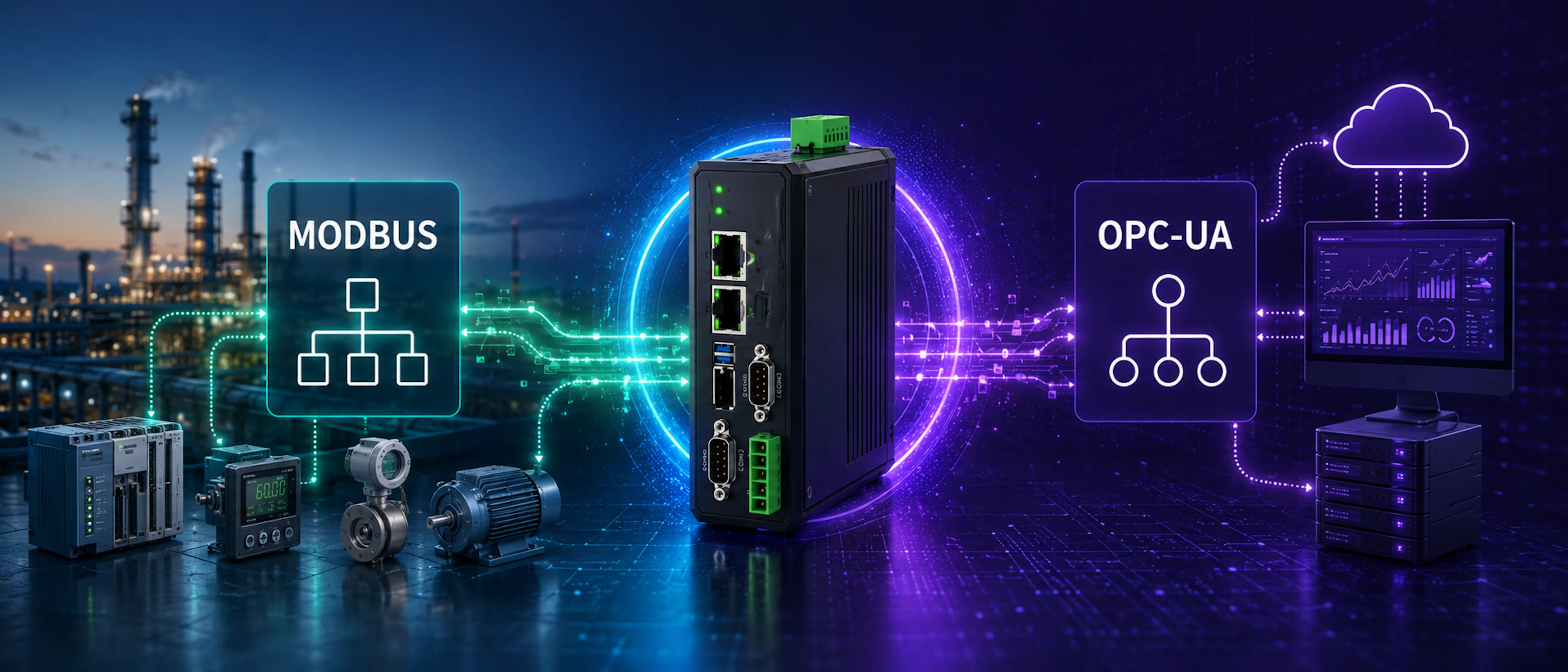 featured image - Protocol Conversion at the Edge: Modbus, OPC-UA, and What Sits Between Them