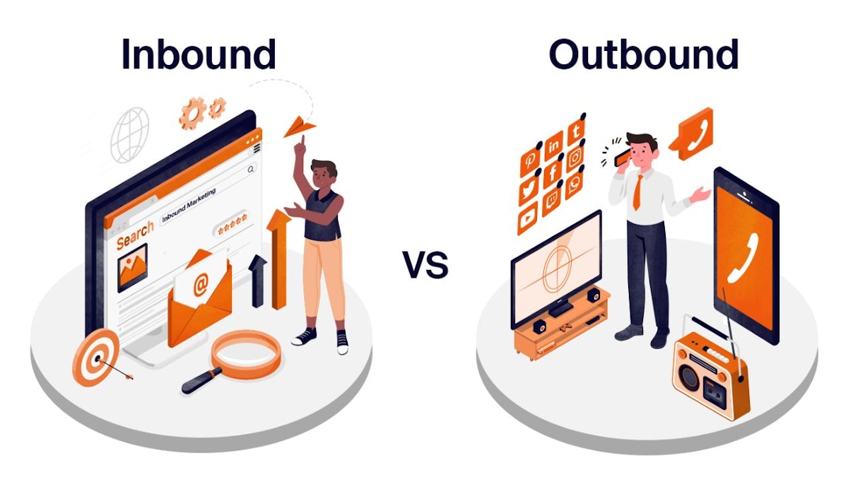 featured image - What's the Difference between Inbound Vs. Outbound Sales?