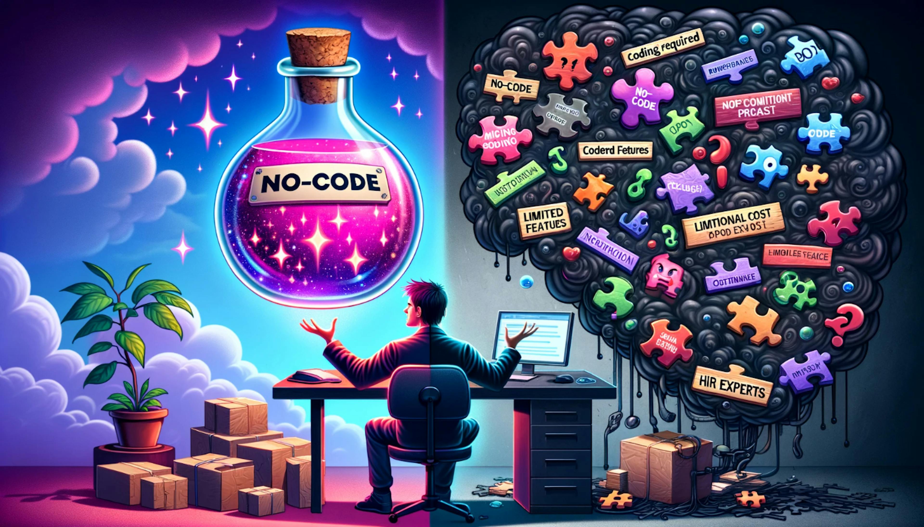 featured image - Cutting Through the Hype of No-Code App Development