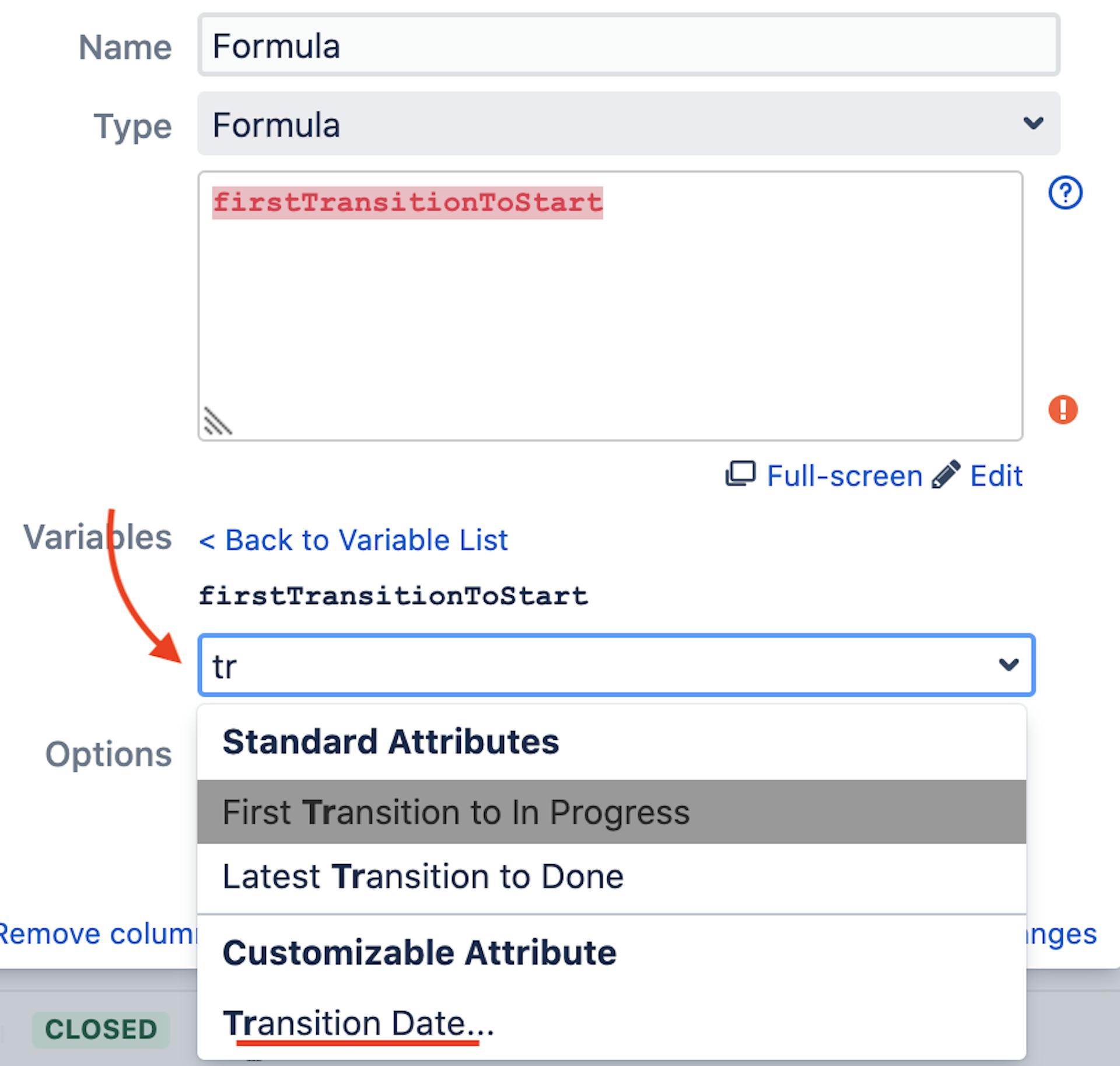 Configuración de mapeo