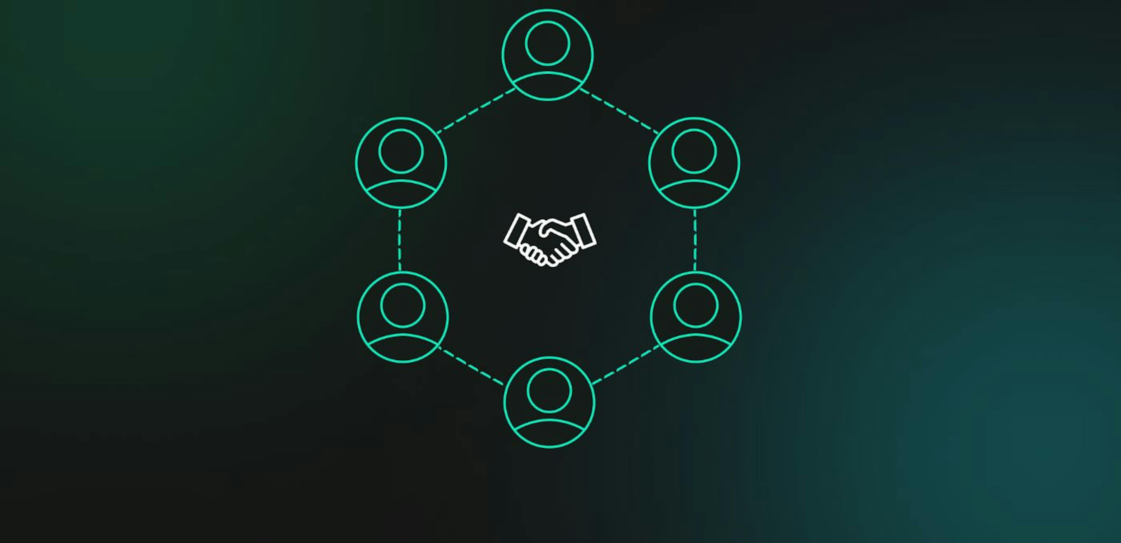 Network participants come to an agreement about adding a new block according to a set of rules called a consensus mechanism