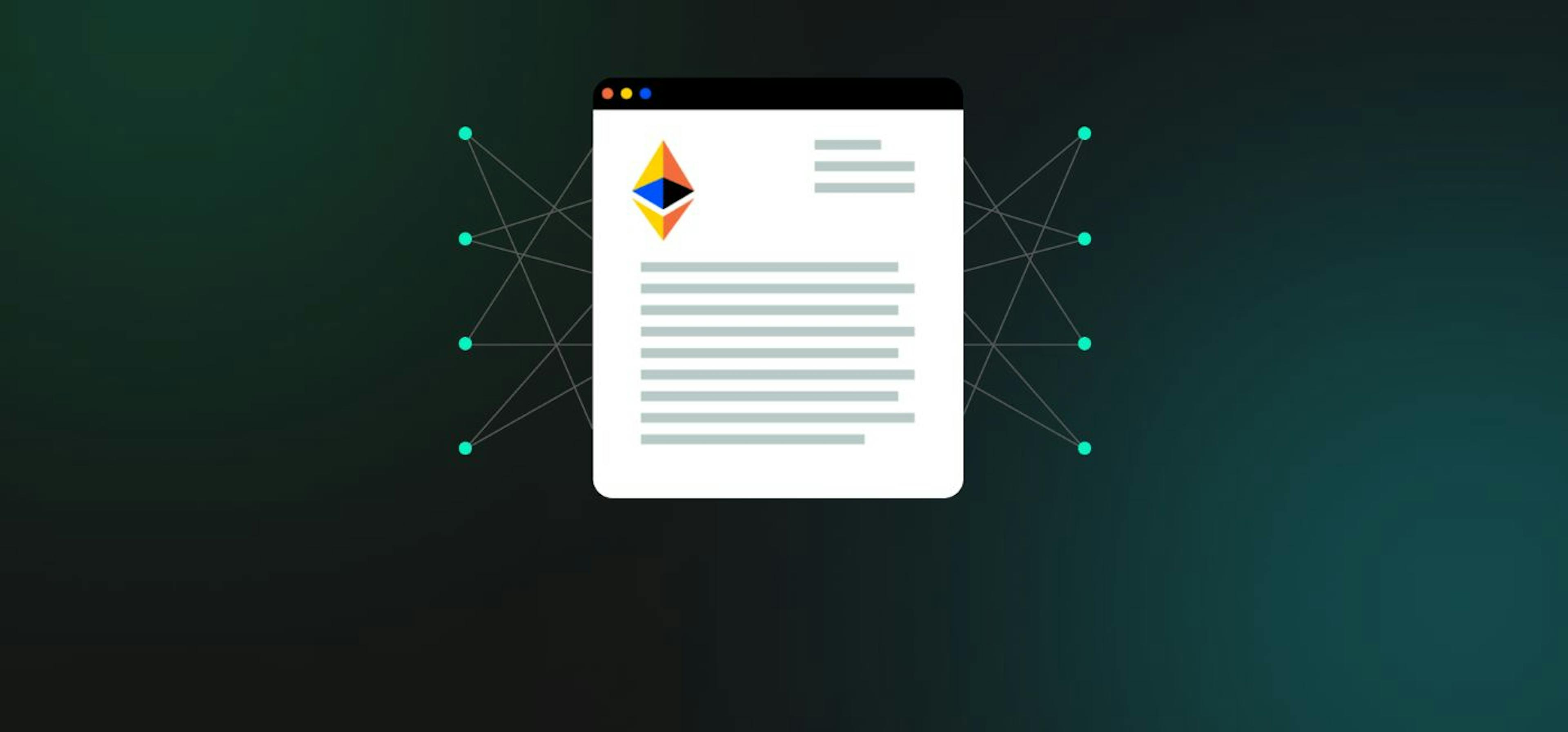 Ethereum — a network with smart contracts support