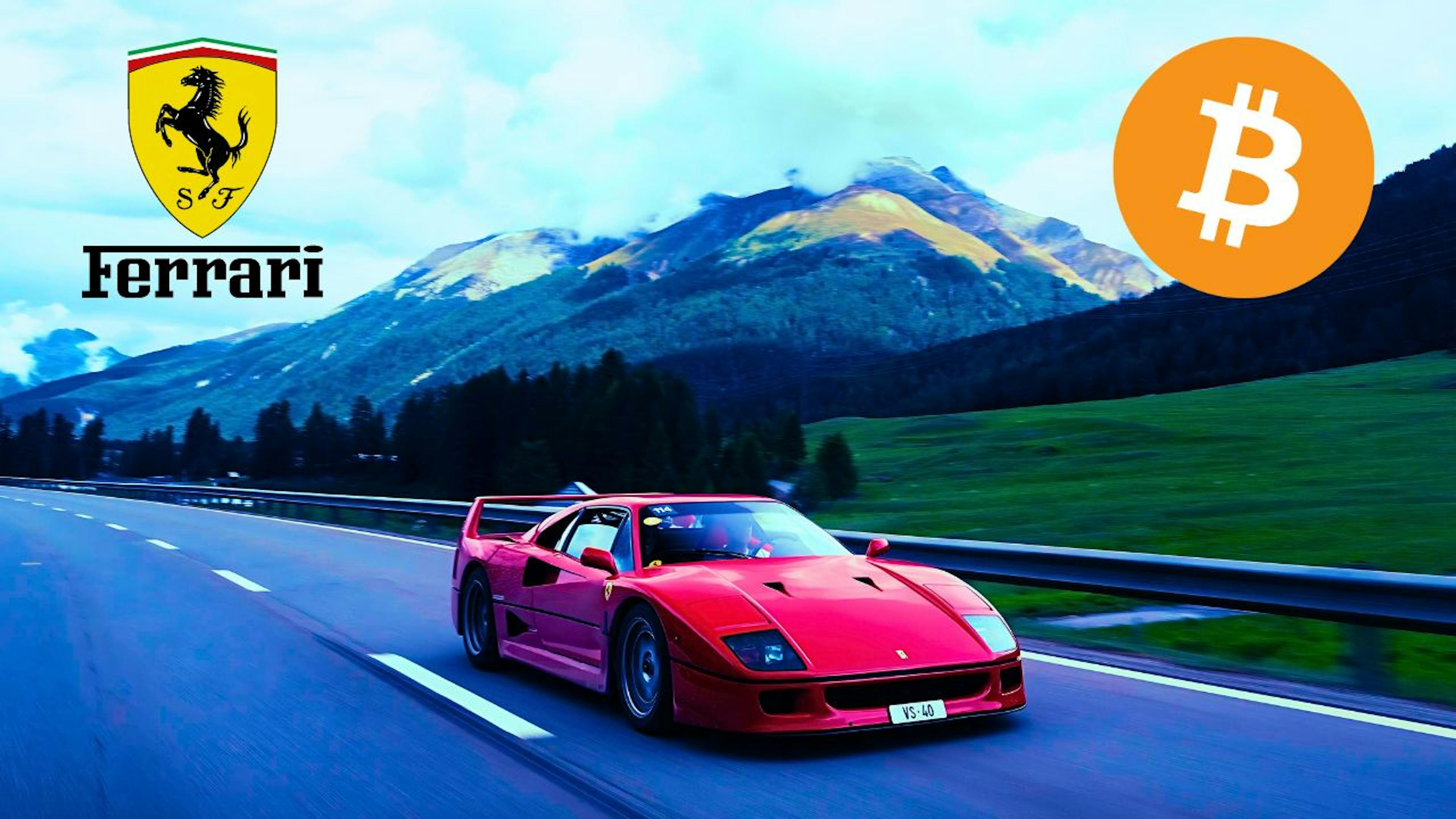 /ferrari-drives-into-europe-will-now-be-accepting-bitcoin-and-crypto-payments feature image