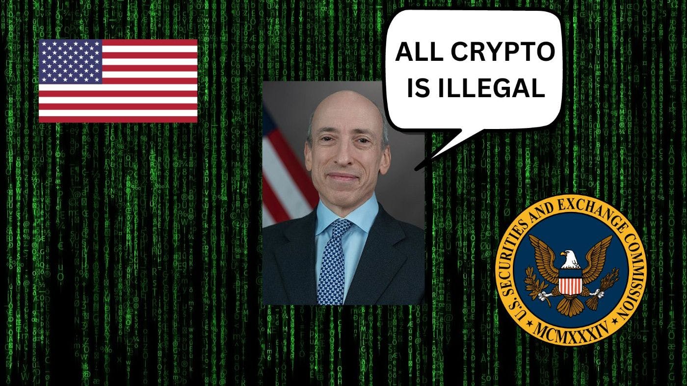featured image - SEC Chair Gary Gensler says Crypto Laws Already Exist 