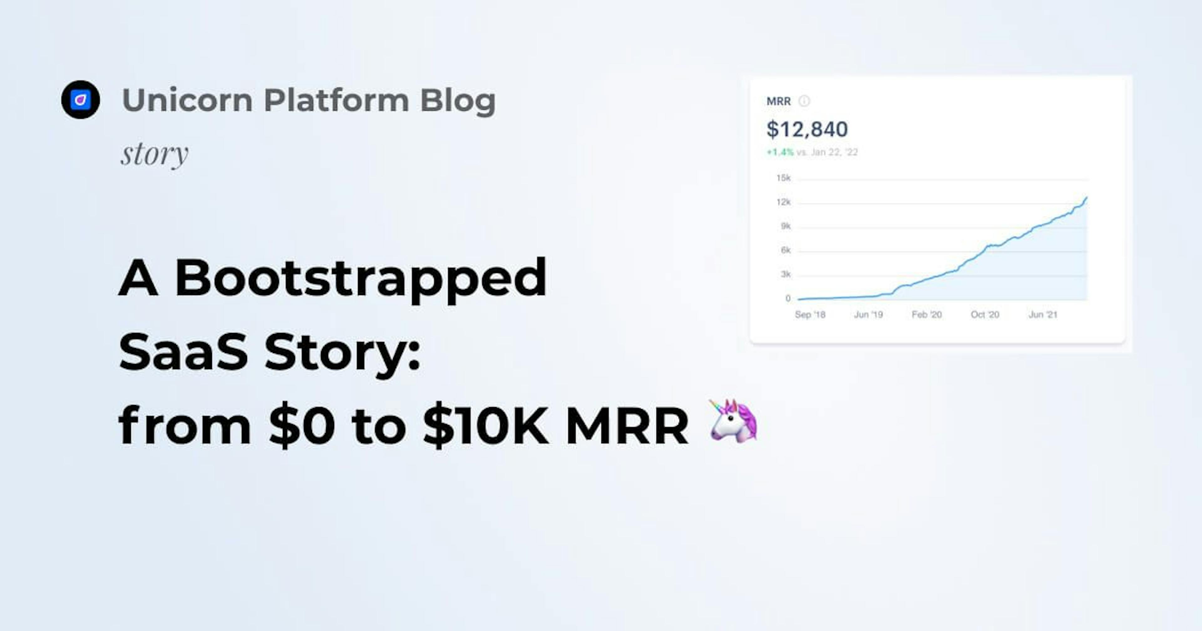 /a-bootstrapped-saas-story-from-$0-to-$10k-mrr feature image