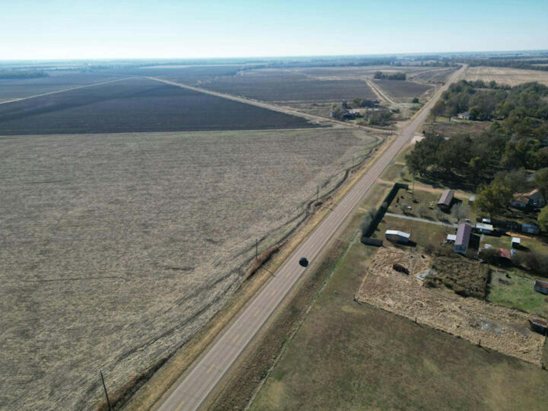 An aerial drone shot of Rome, Miss. (Charles Coleman)
