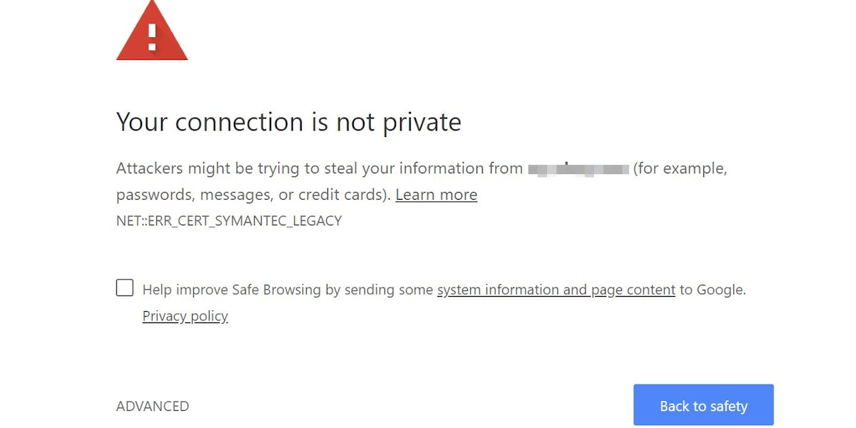 featured image - 「接続がプライベートではありません」という警告の説明