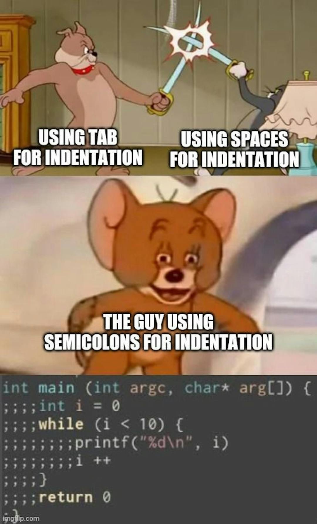 https://www.reddit.com/r/ProgrammerHumor/comments/pszopm/little_contribution_to_the_indentation_war/