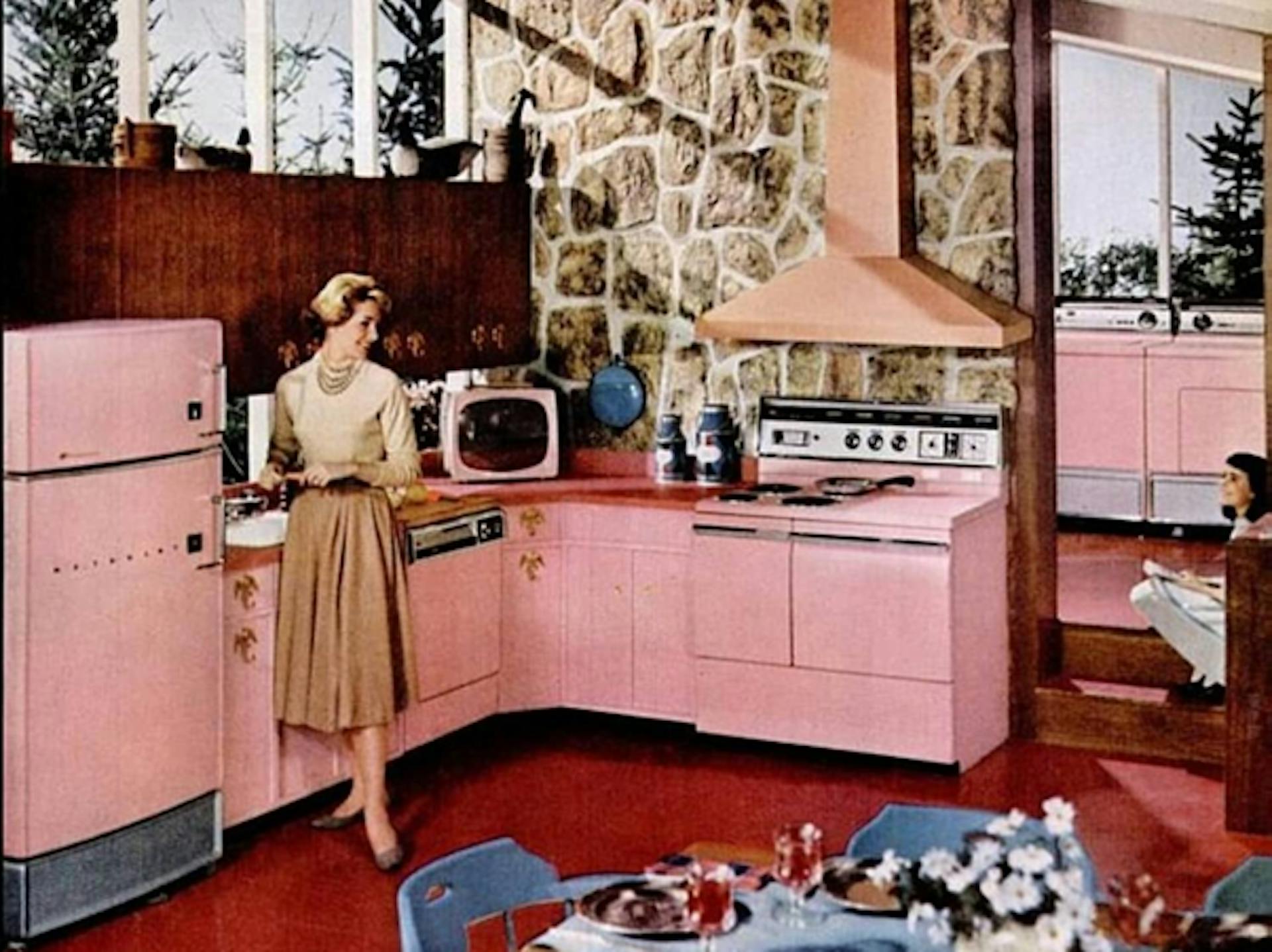 Kitchen design in the 50s