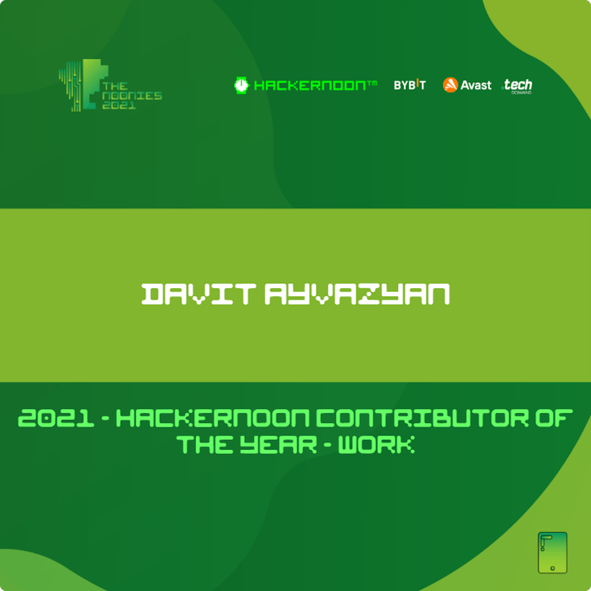featured image - Thrilled to be Recognized as 'HackerNoon Contributor of the Year - WORK' 
