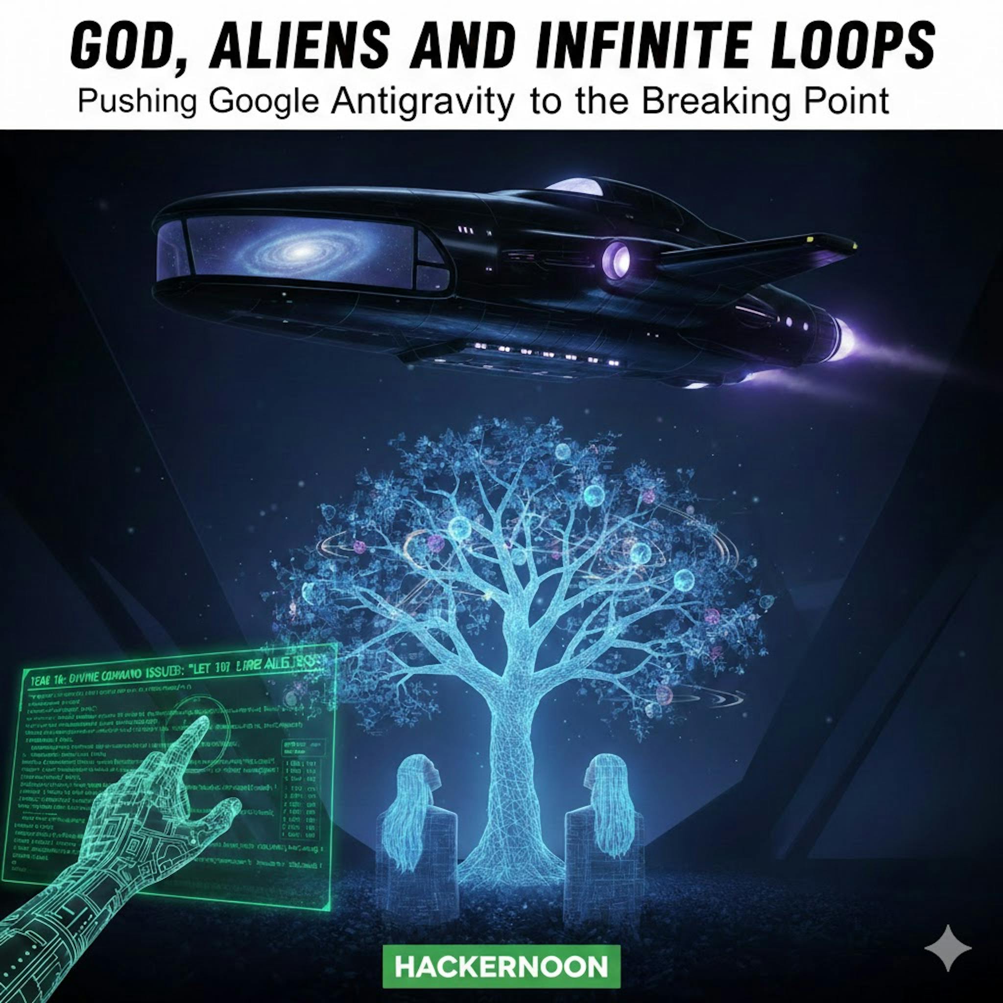 featured image - God, Aliens, and Infinite Loops: Pushing Google Antigravity to the Breaking Point