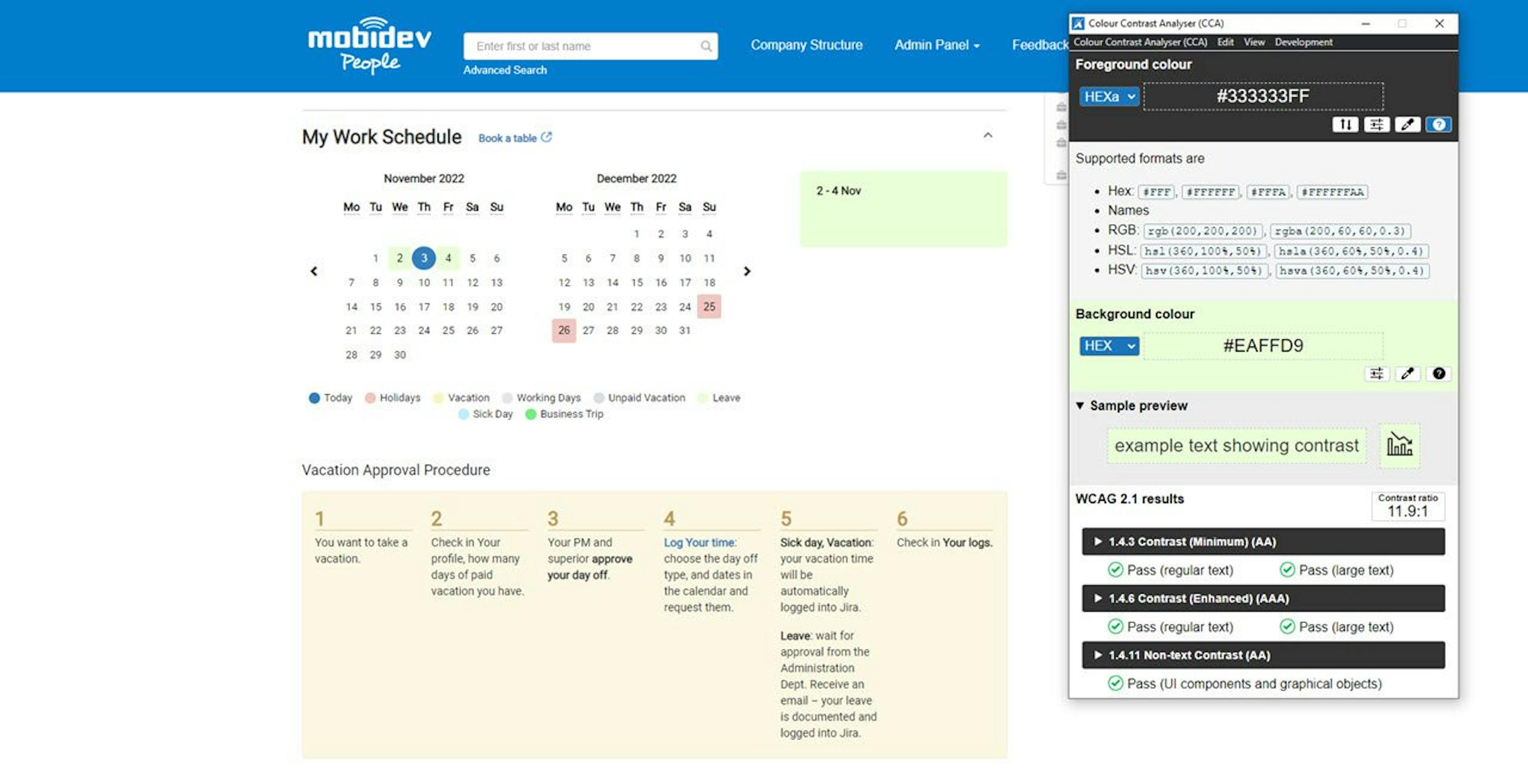 Testing Web Accessibility With Color Contrast Analyser Tool