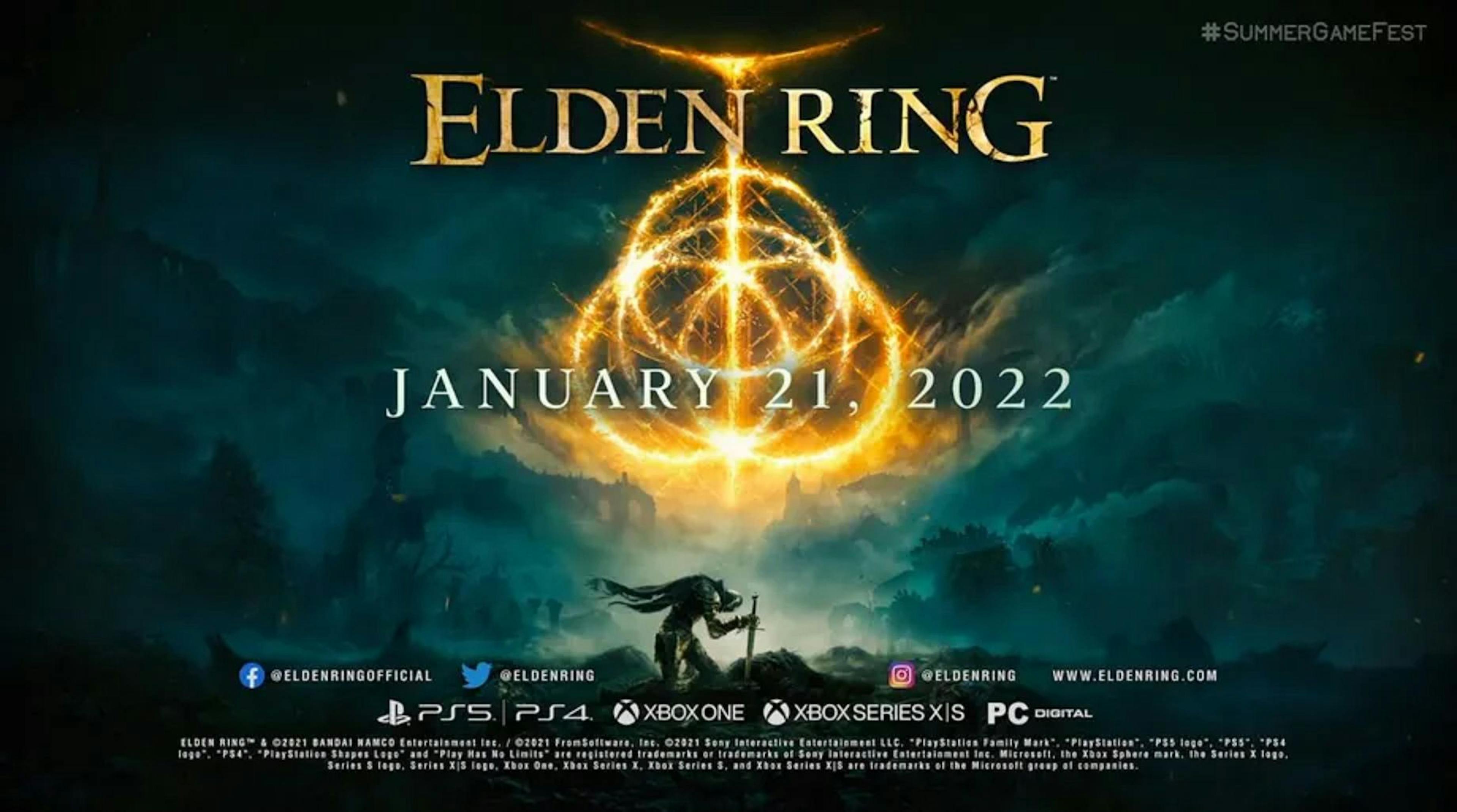 featured image - Elden Ring Release Date Set For January 21st, 2022