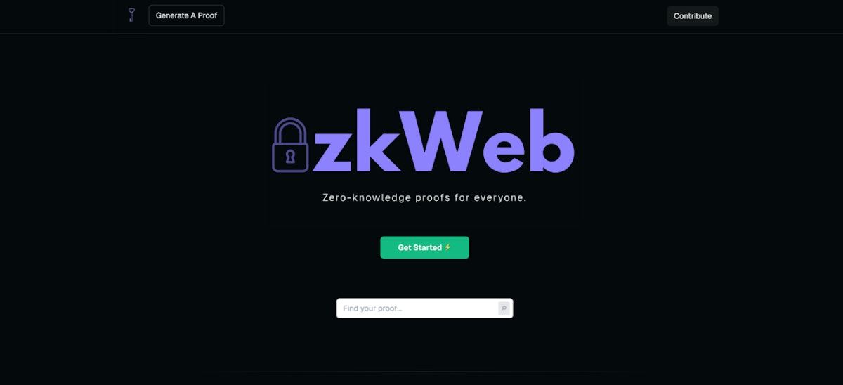 featured image - Introducing zkWeb - ZKPs For Everyone