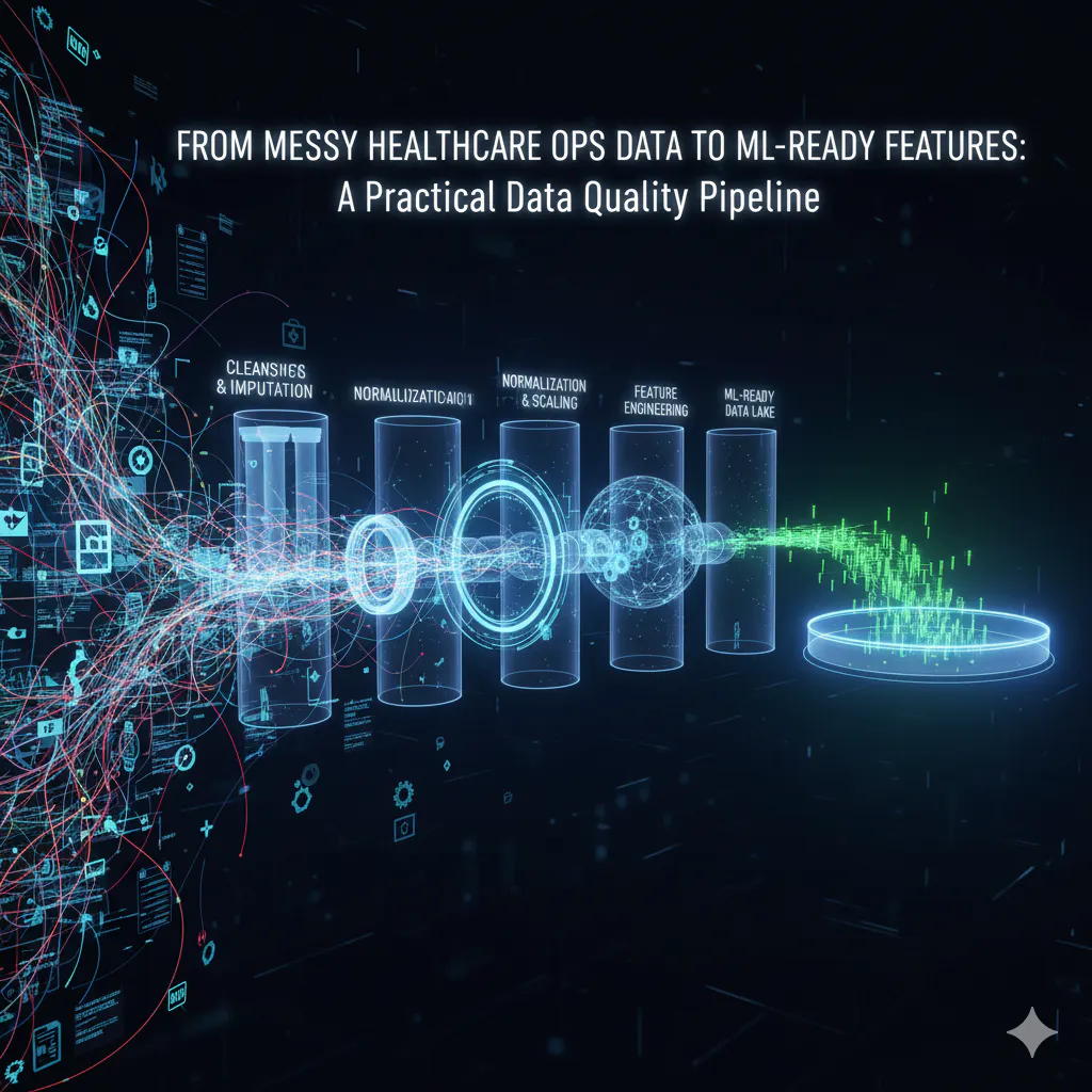 How to Turn Messy Healthcare Ops Data Into ML-Ready Features