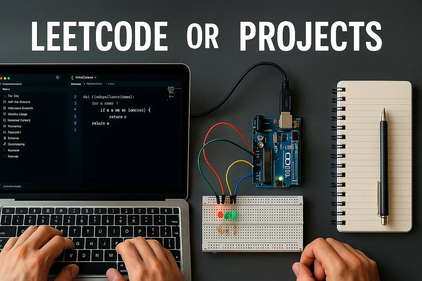 featured image - Leetcode or Projects — Which One Is Likely to Land You a Tech Job?