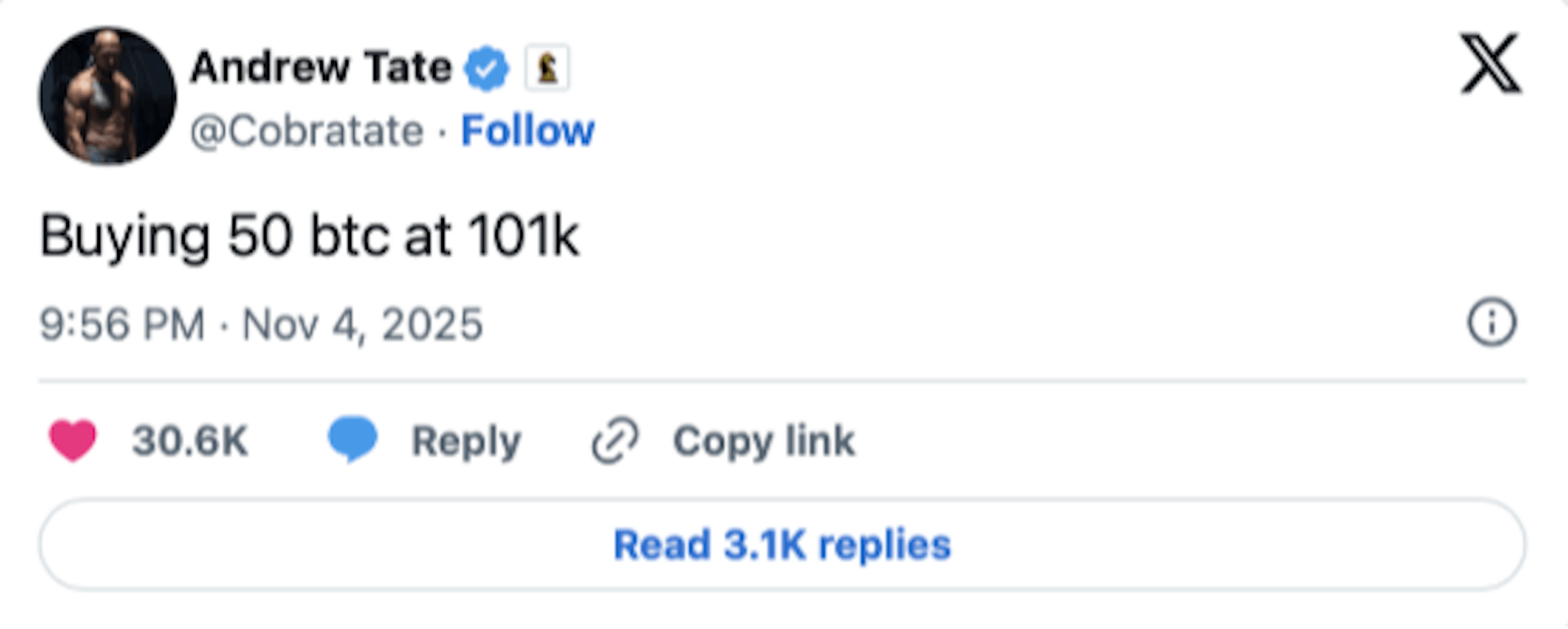 Andrew Tate's Bitcoin Exposed: The Real 2026 Play for the next 100x crypto