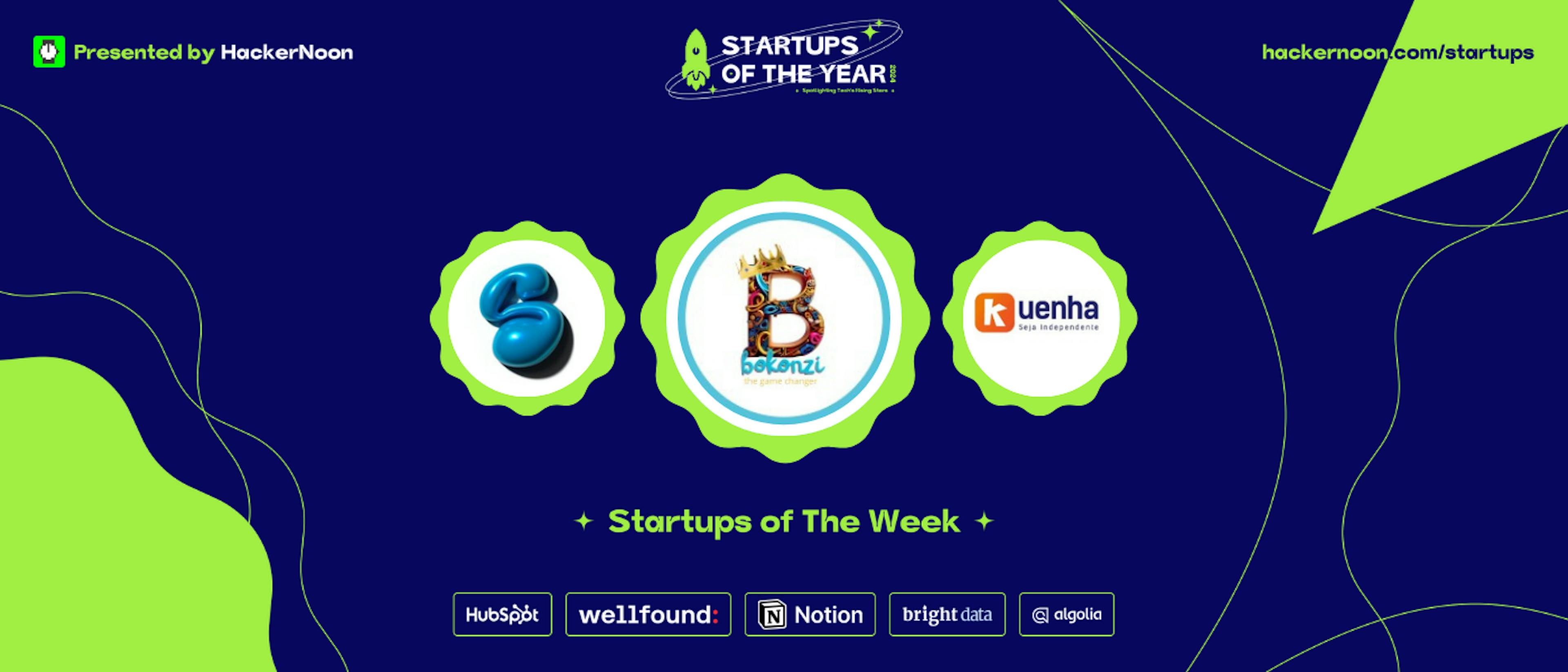 featured image - Meet Super Duper Studios, Bokonzi, & Kuenha: HackerNoon Startups of The Week