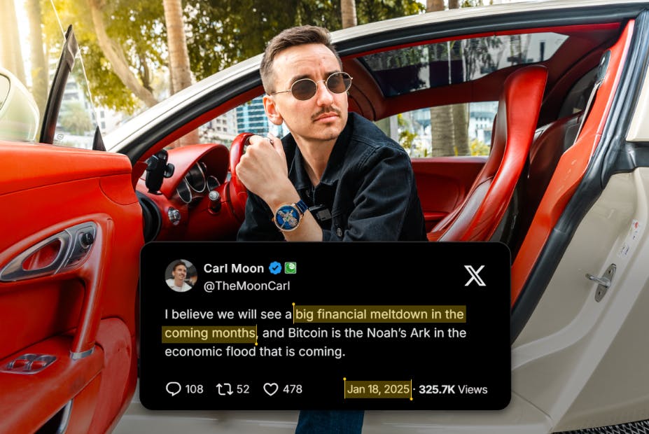 featured image - Carl “Moon” Runefelt Predicted the Market Crash — And It’s Happening Now