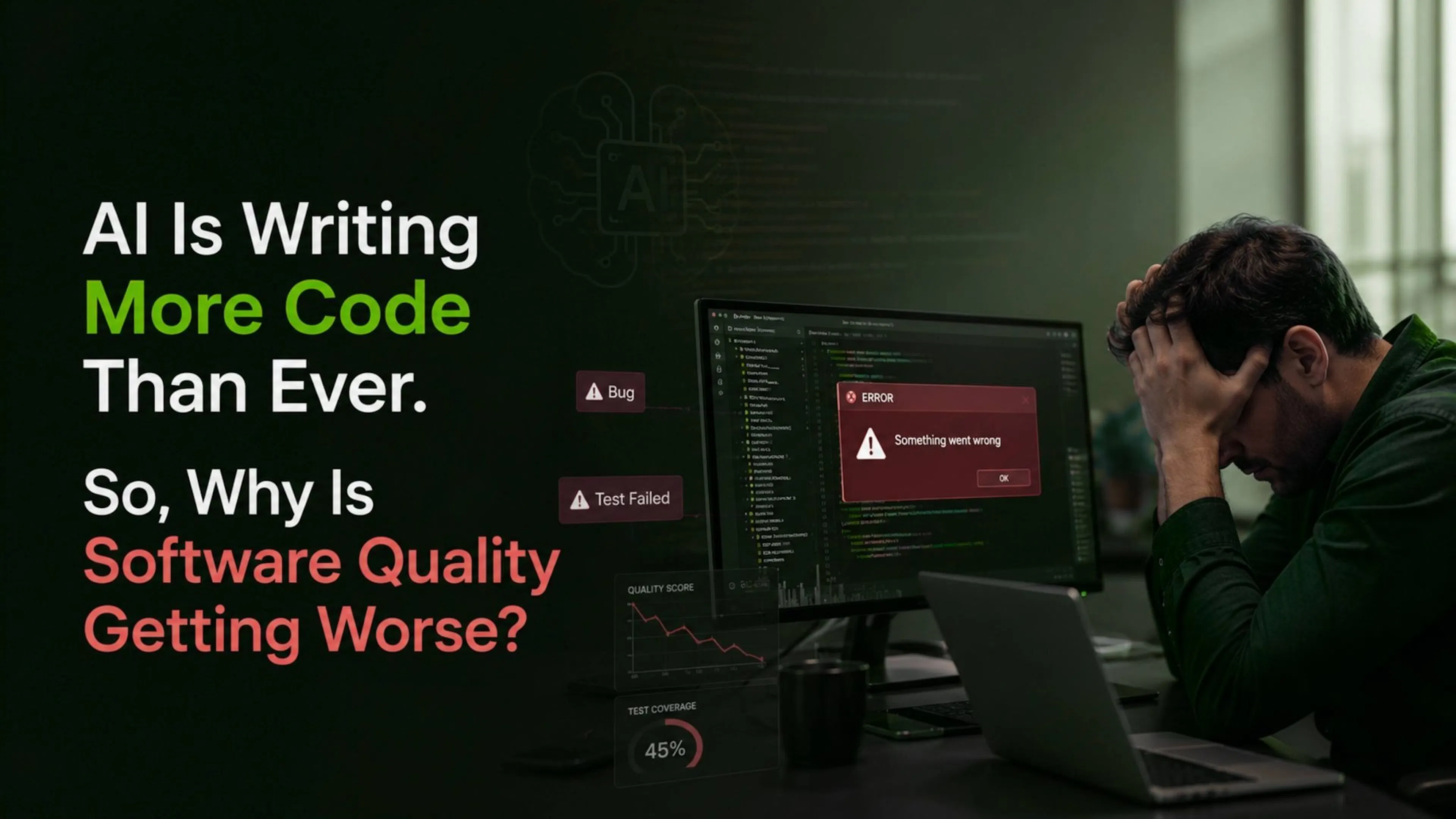 featured image - AI Is Writing More Code Than Ever. So, why is Software Quality Getting Worse?