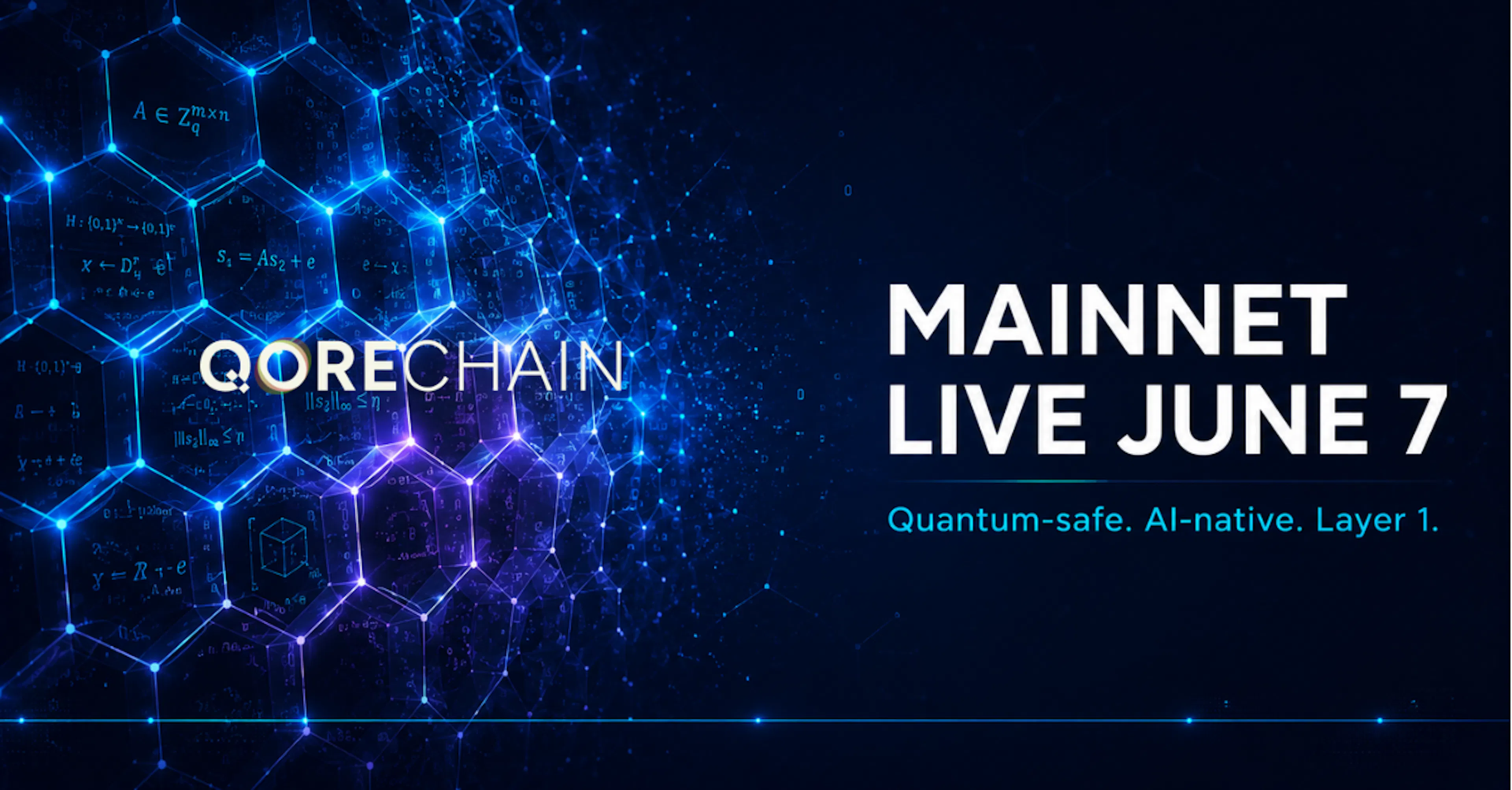 featured image - QoreChain Launches Quantum-Safe, AI-Native Layer 1 Mainnet on June 7 as Community Presale Opens