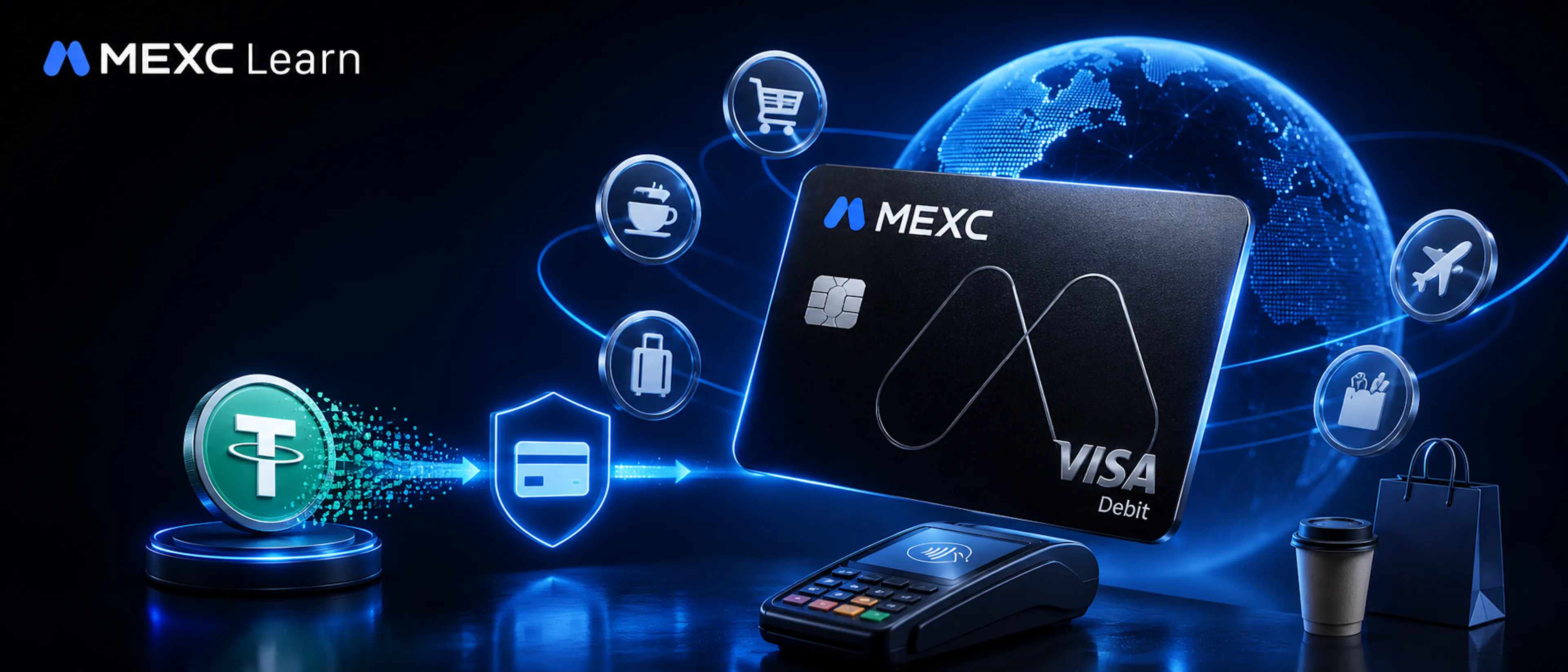 featured image - What Is a Crypto Card? How It Works, Types, Benefits, and the MEXC Card Explained