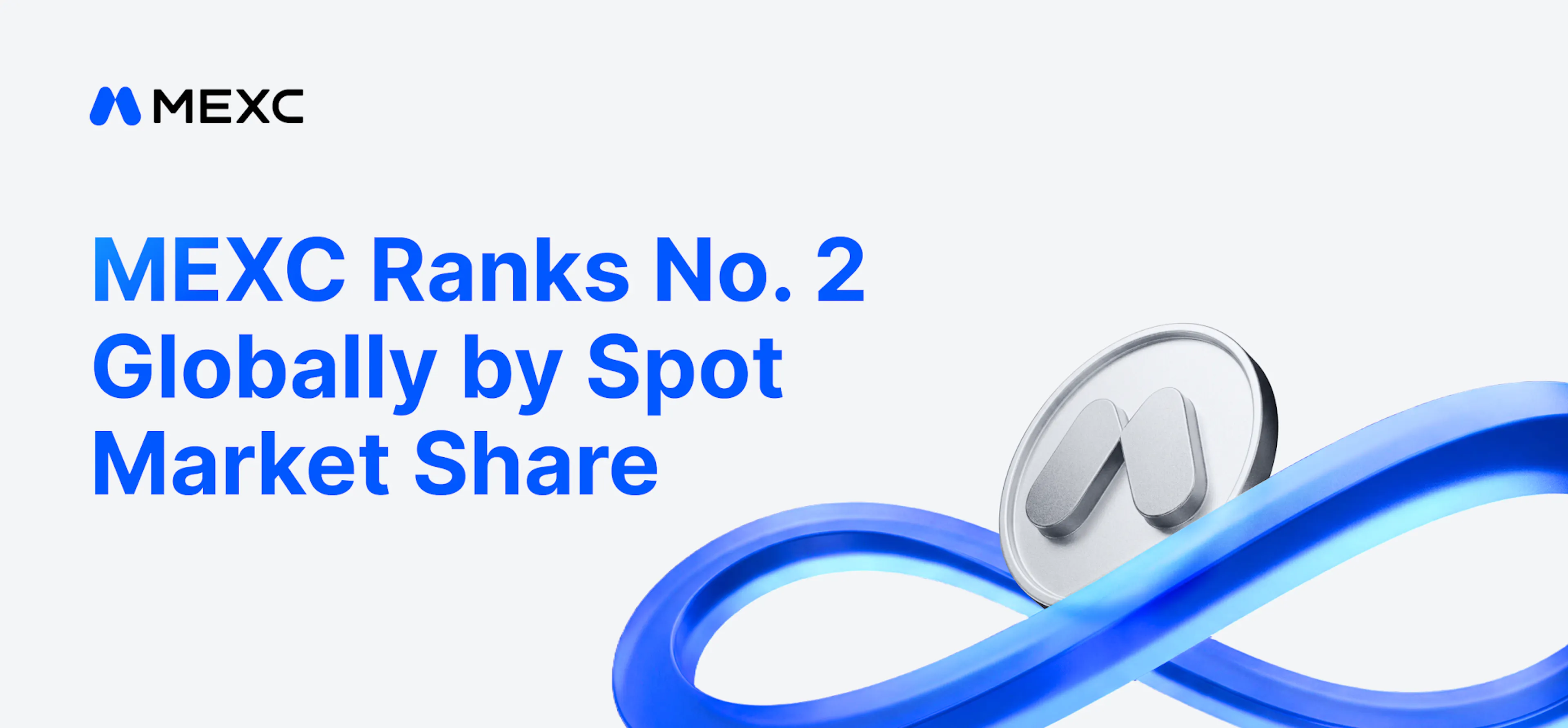 featured image - MEXC Ranks No. 2 Globally by Spot Market Share, TokenInsight Reports
