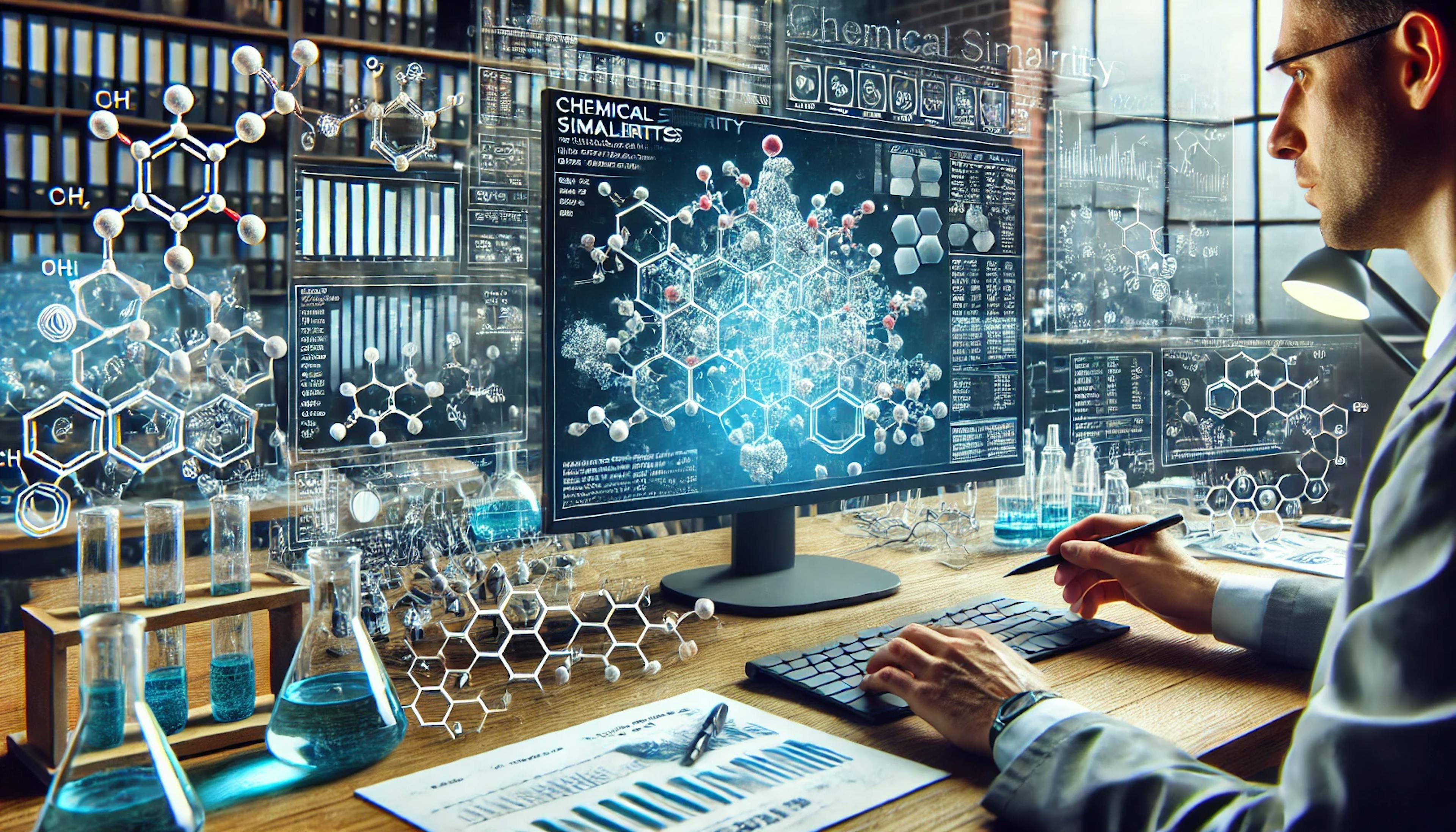 featured image - Chemical Semantic Search Uses Language Models for Molecular Similarity