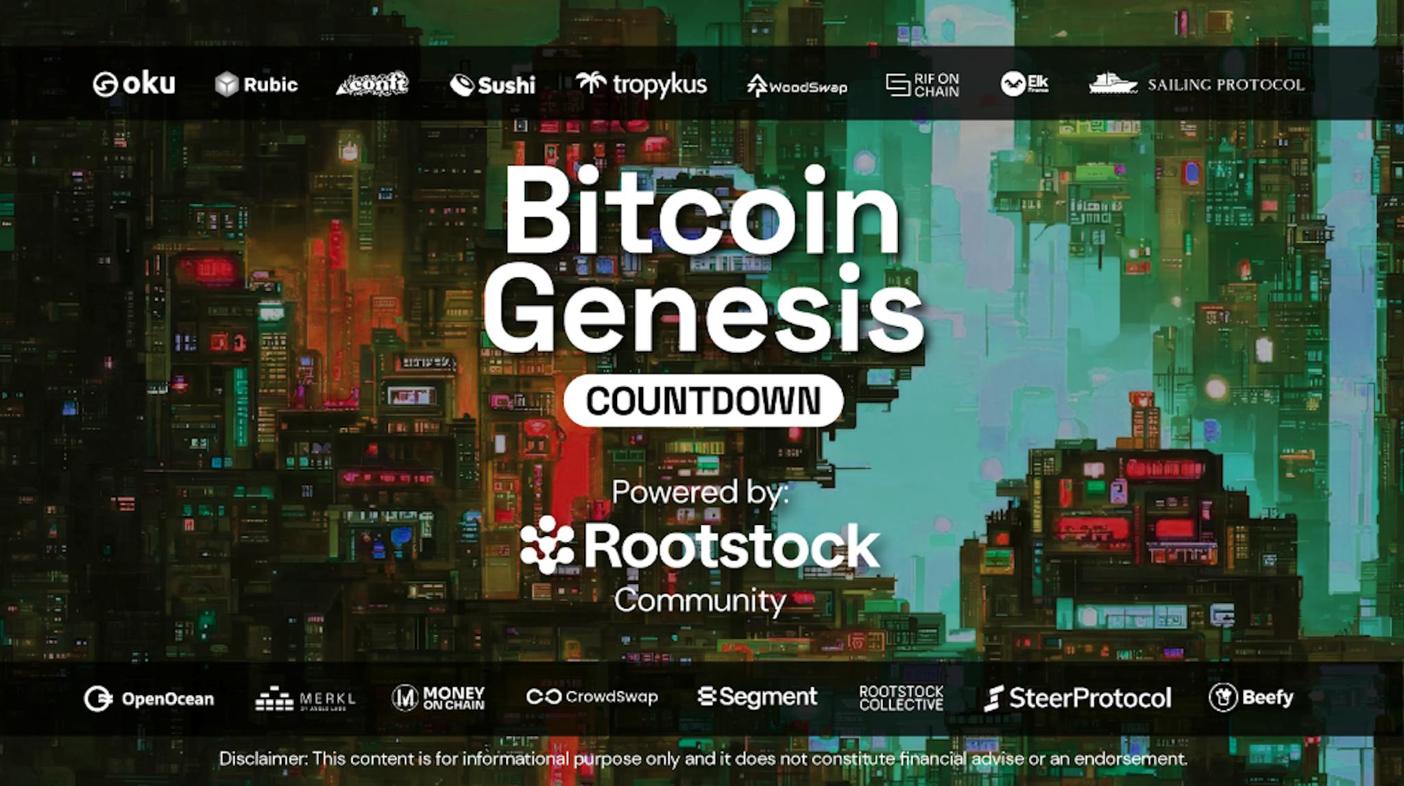 featured image - Introducing Rootstock Genesis Countdown: User Guide