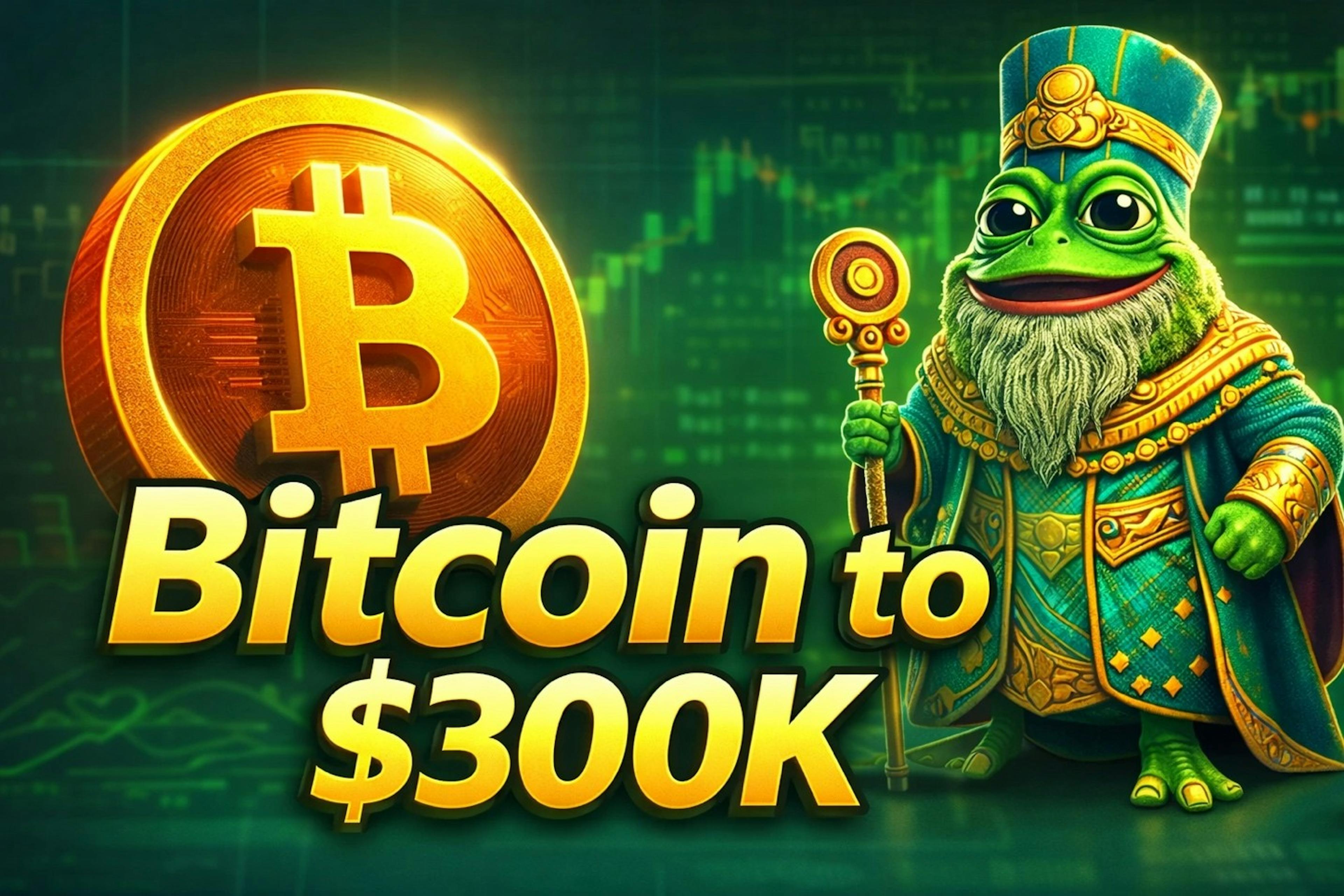 featured image - Bitcoin Price Prediction 2026: $300,000 Target and the Next Crypto to Explode in This Cycle