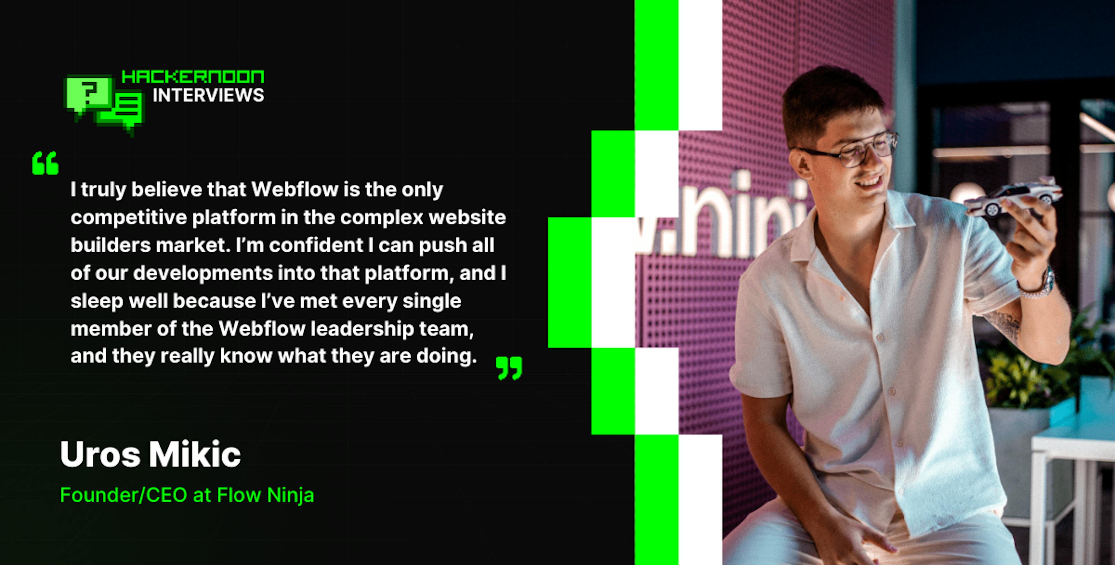 featured image - "Growing Businesses Gives Me a Sense of Purpose." says Flow Ninja Founder/CEO 