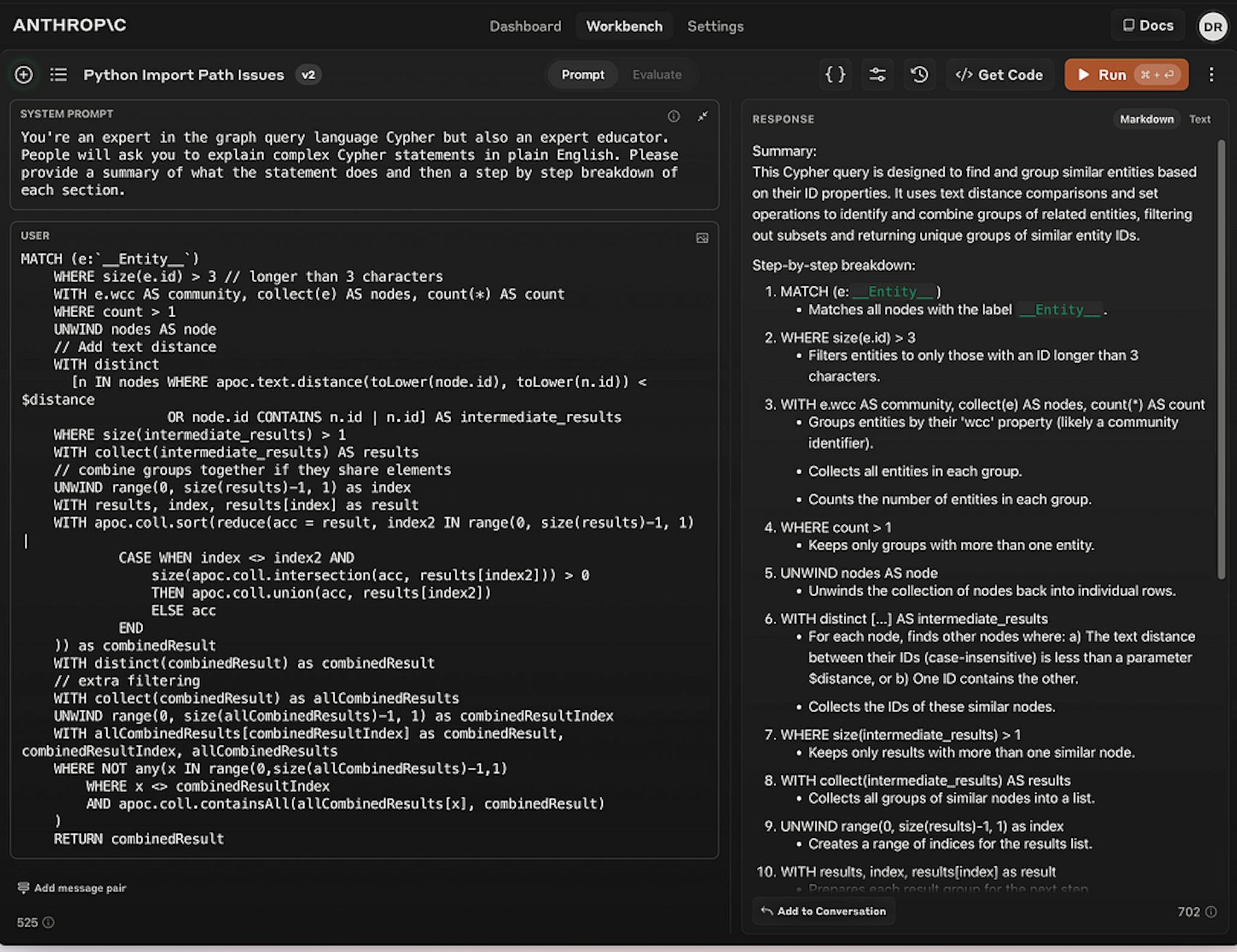 Soneto Claude Antrópico 3.5: Explicación de la declaración de determinación de entidad duplicada 