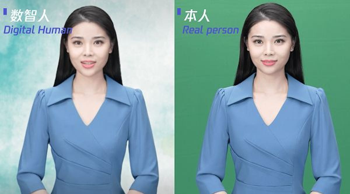 Example of Tencent deepfake technology 