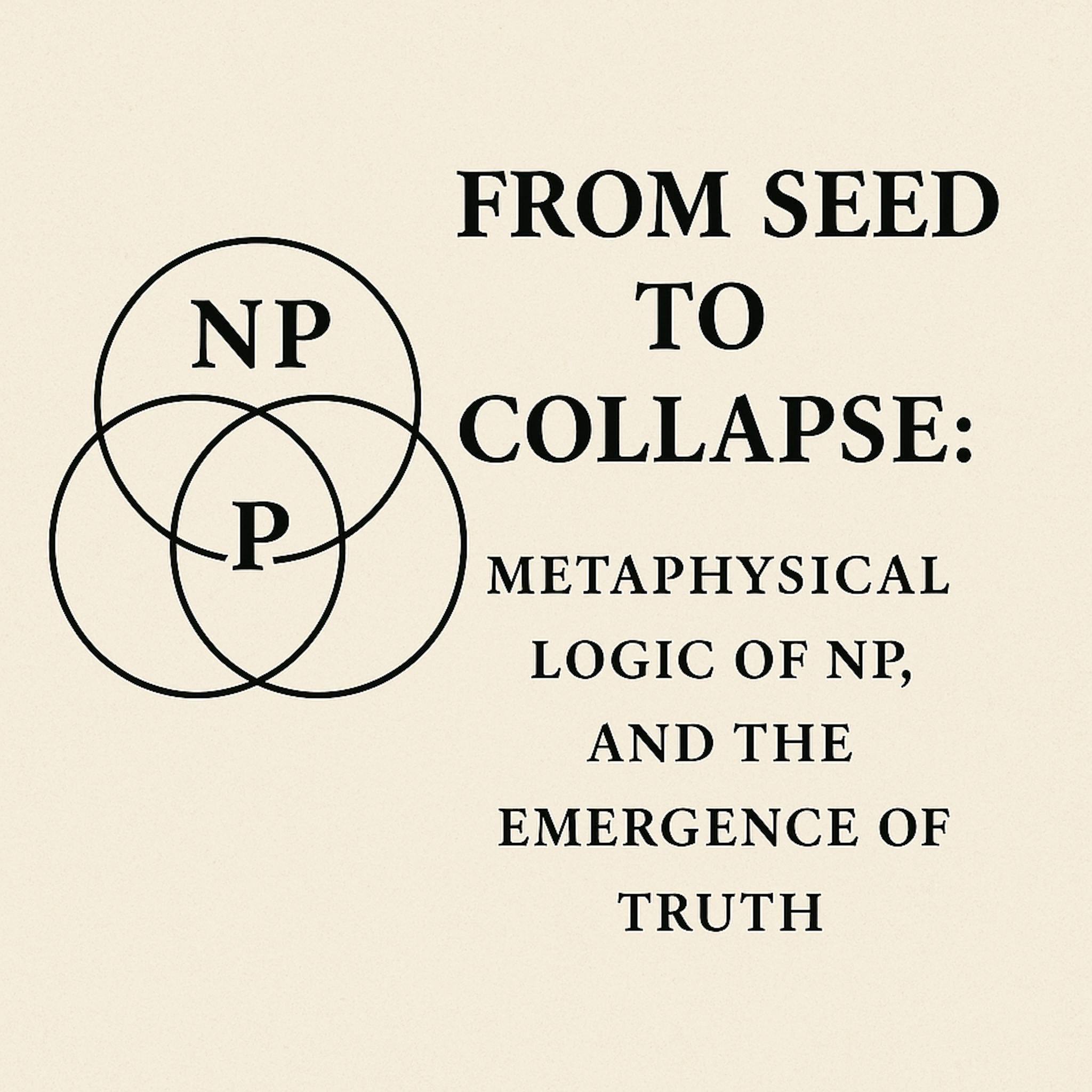 featured image - The Present of Collapse: A Metaphysical Framework of NP, P, and the Recursive Field of Truth