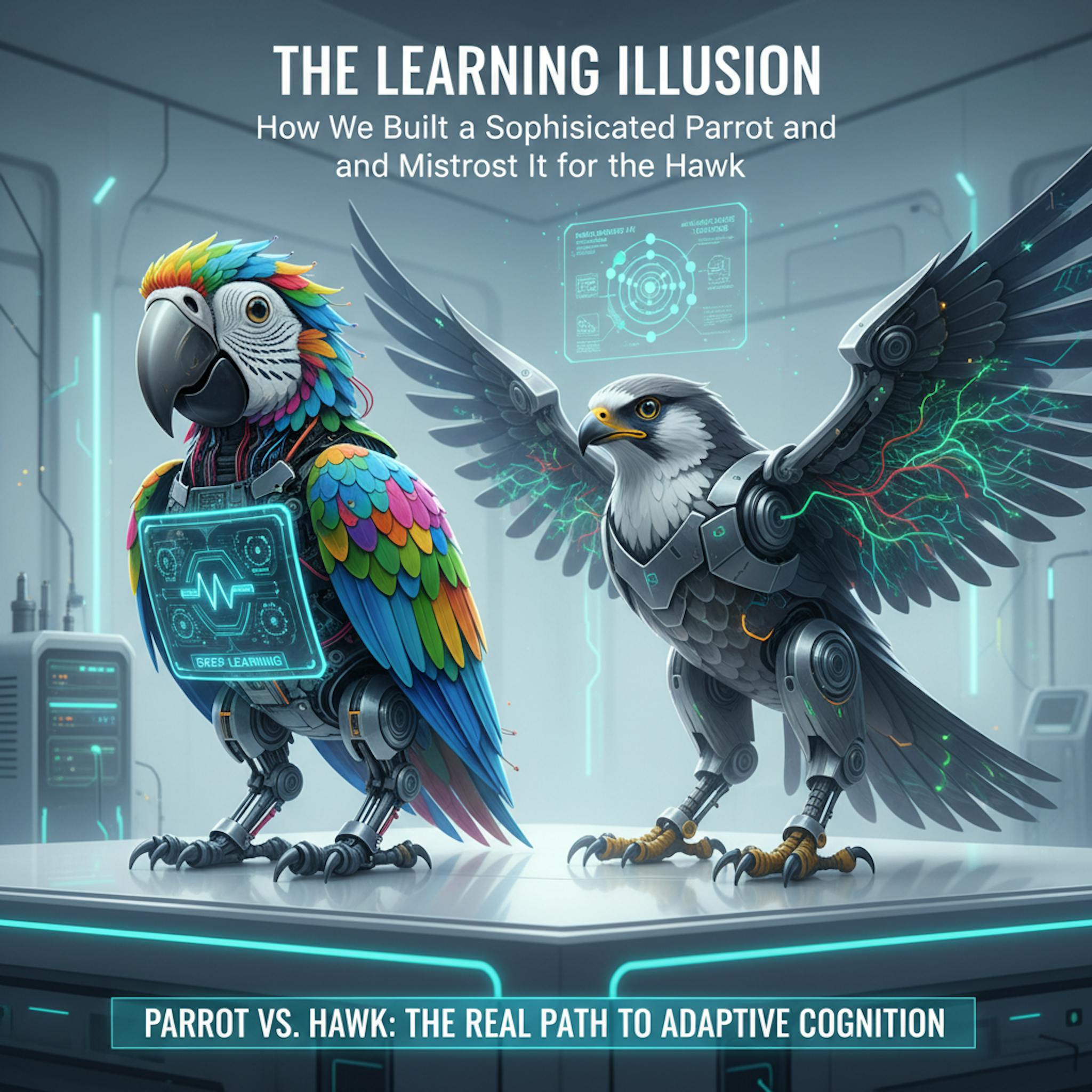 featured image - The Learning Illusion - How Superintelligence is Dumb