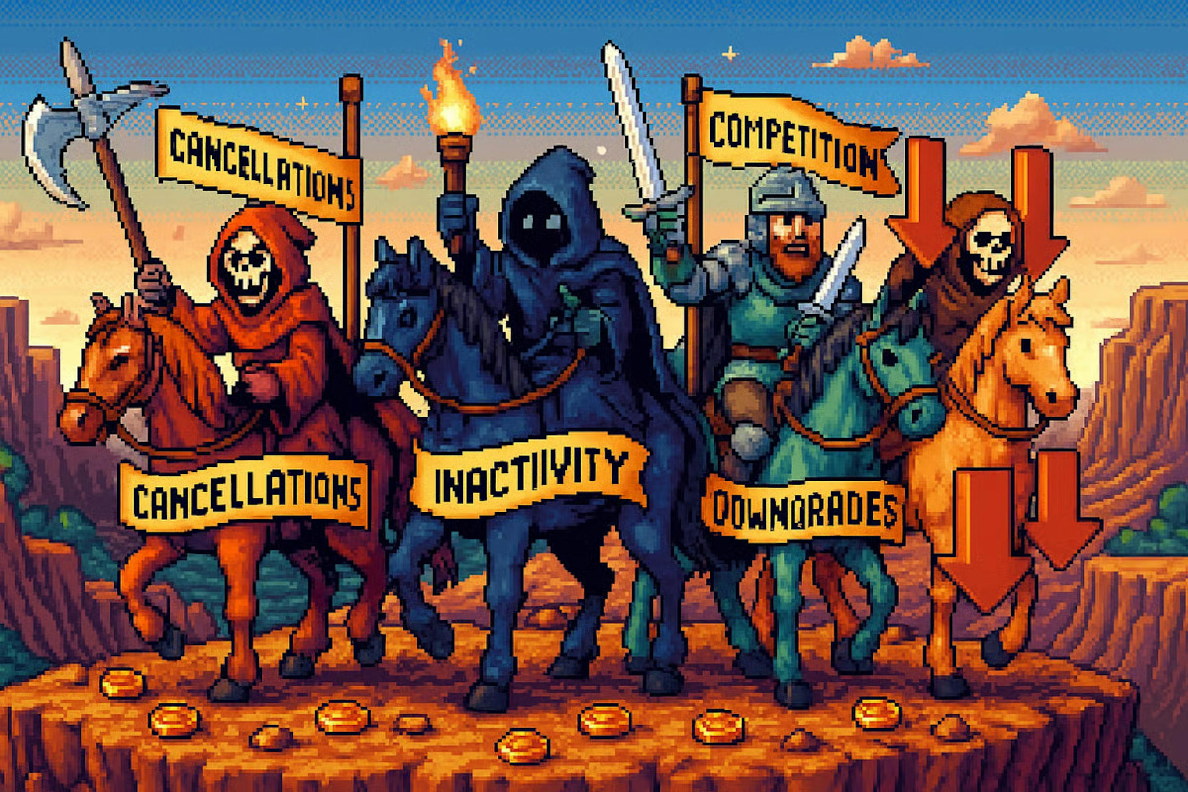 /the-four-horsemen-of-churn-heres-how-to-stop-your-subscribers-from-leaving feature image