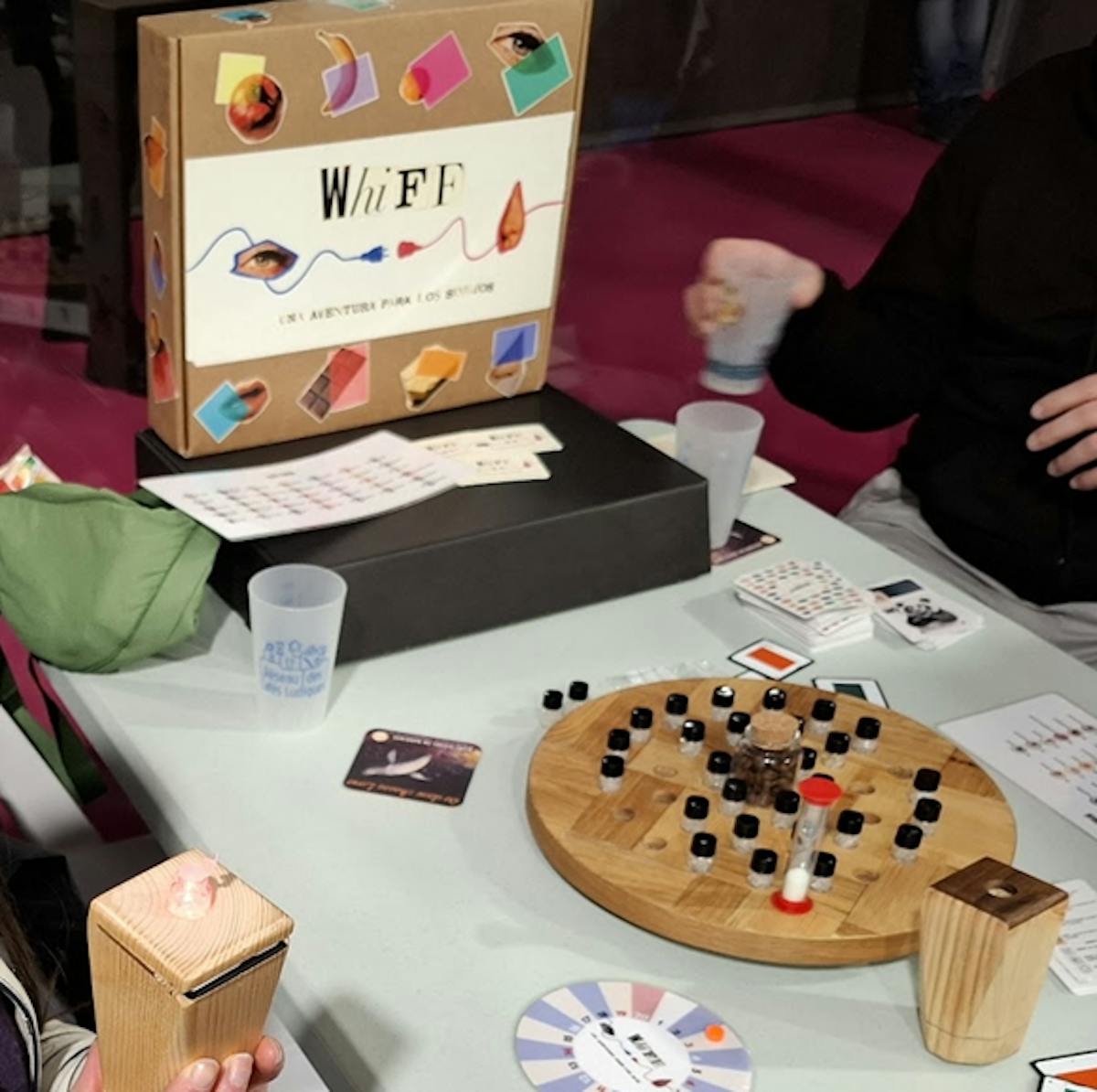 The WHIFF game board at the Nuits du Off