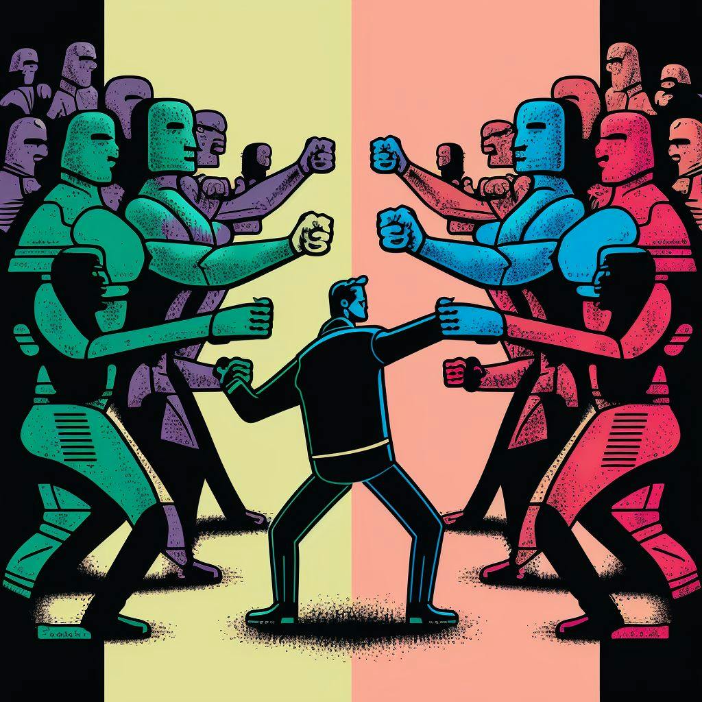 When ideologically opposed lobbying groups/think tanks fight, there's rarely any thought for those caught in the middle. All collateral damage is acceptable in pursuit of their goals.