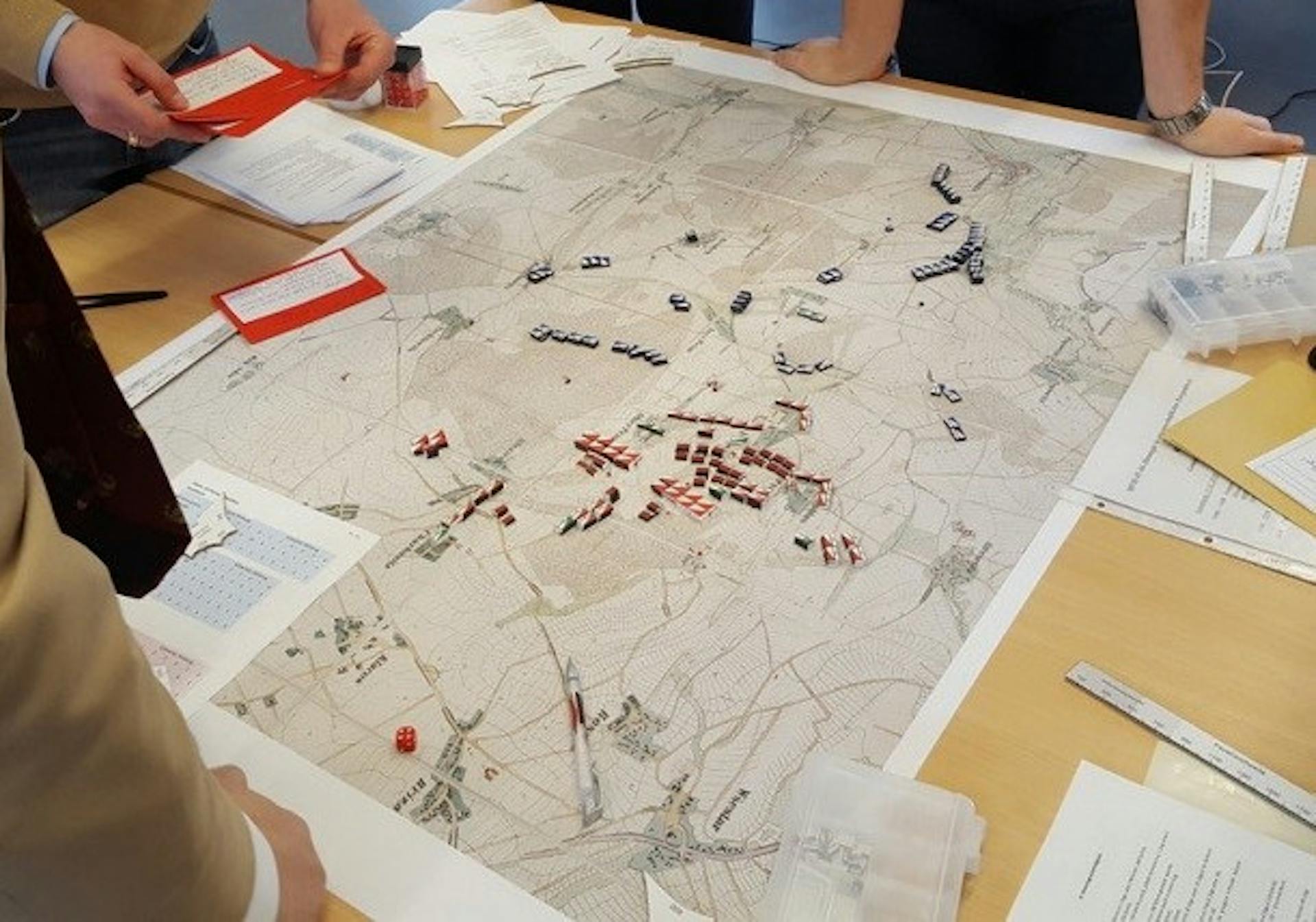 Kriefsspiel is still played today, along with many other wargames both for serious and entertainment purposes.