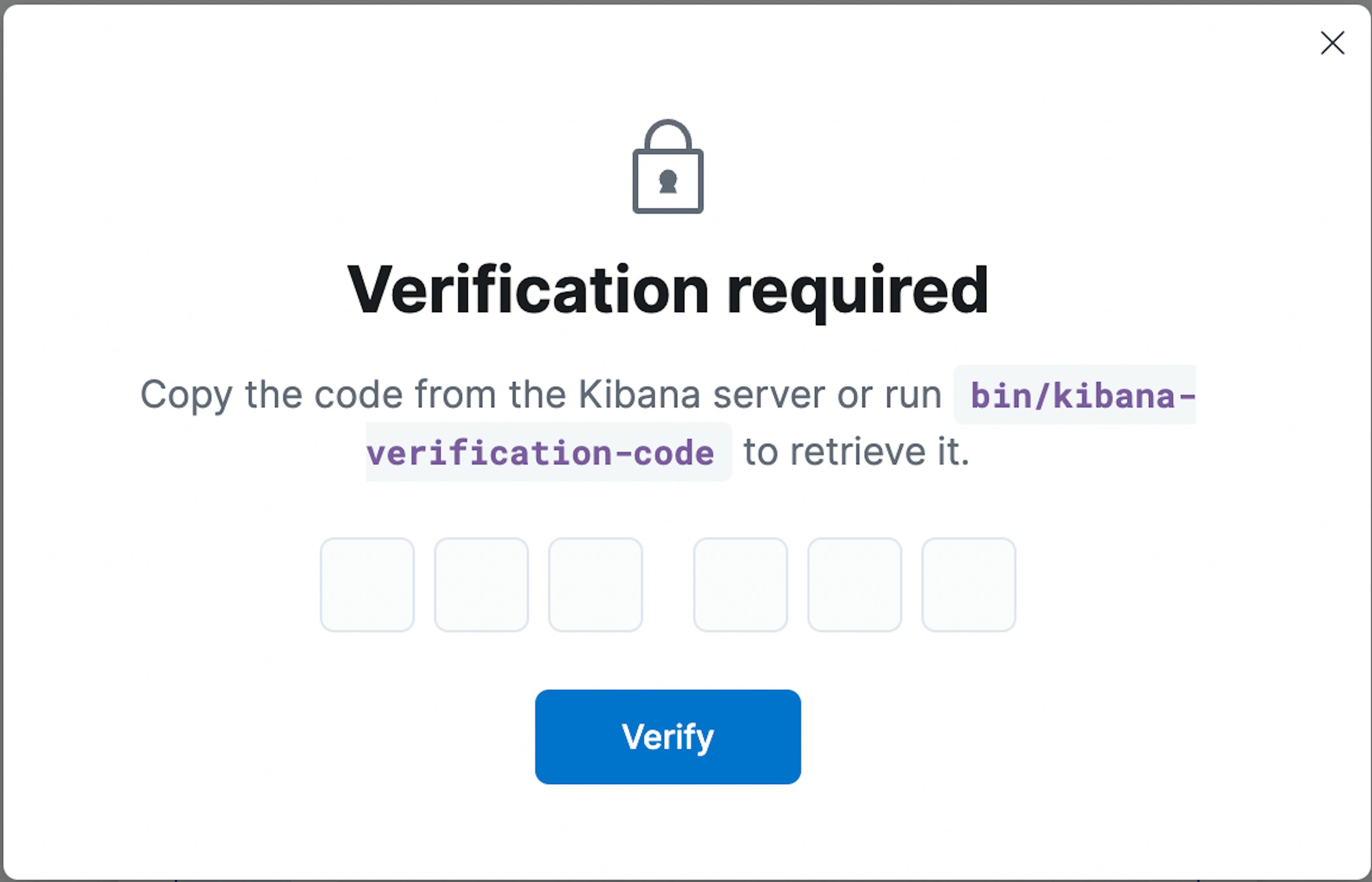 verification code