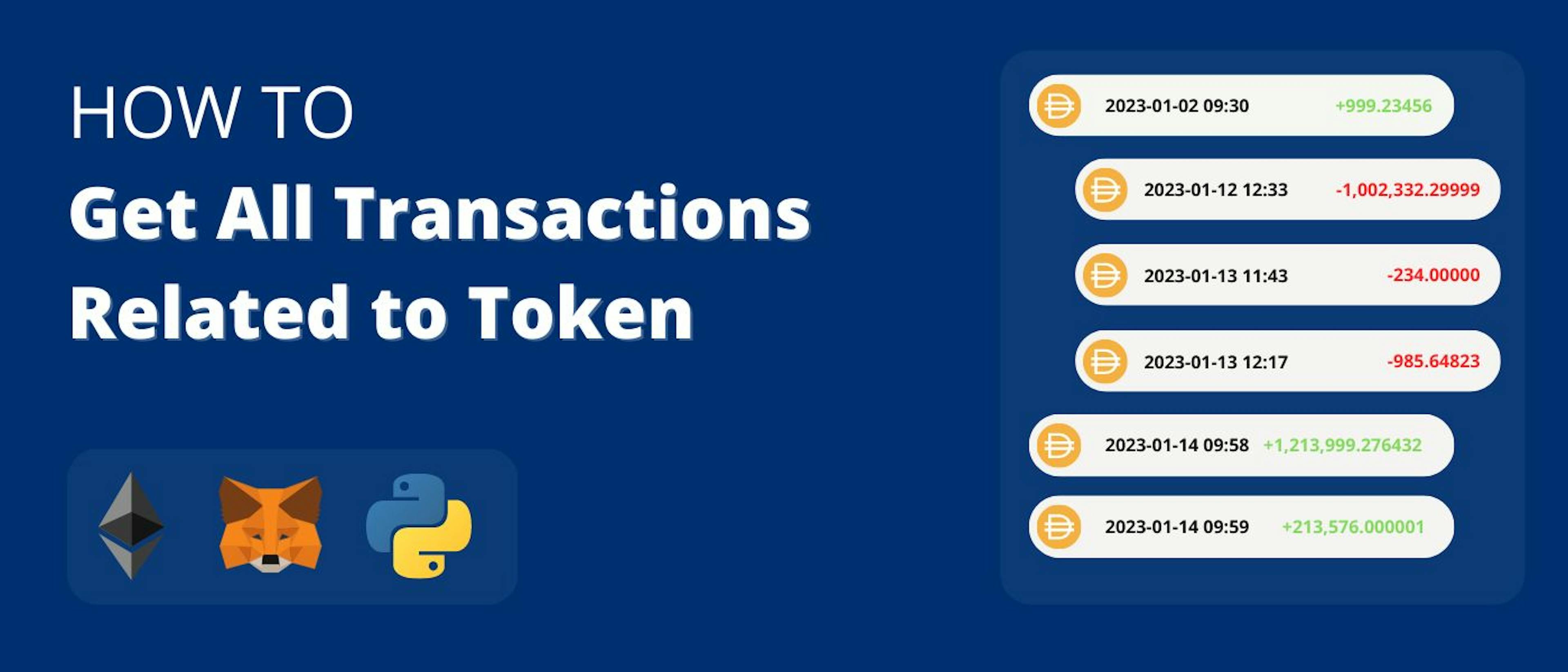How to Generate a List of All Token Transactions Within a Wallet ...