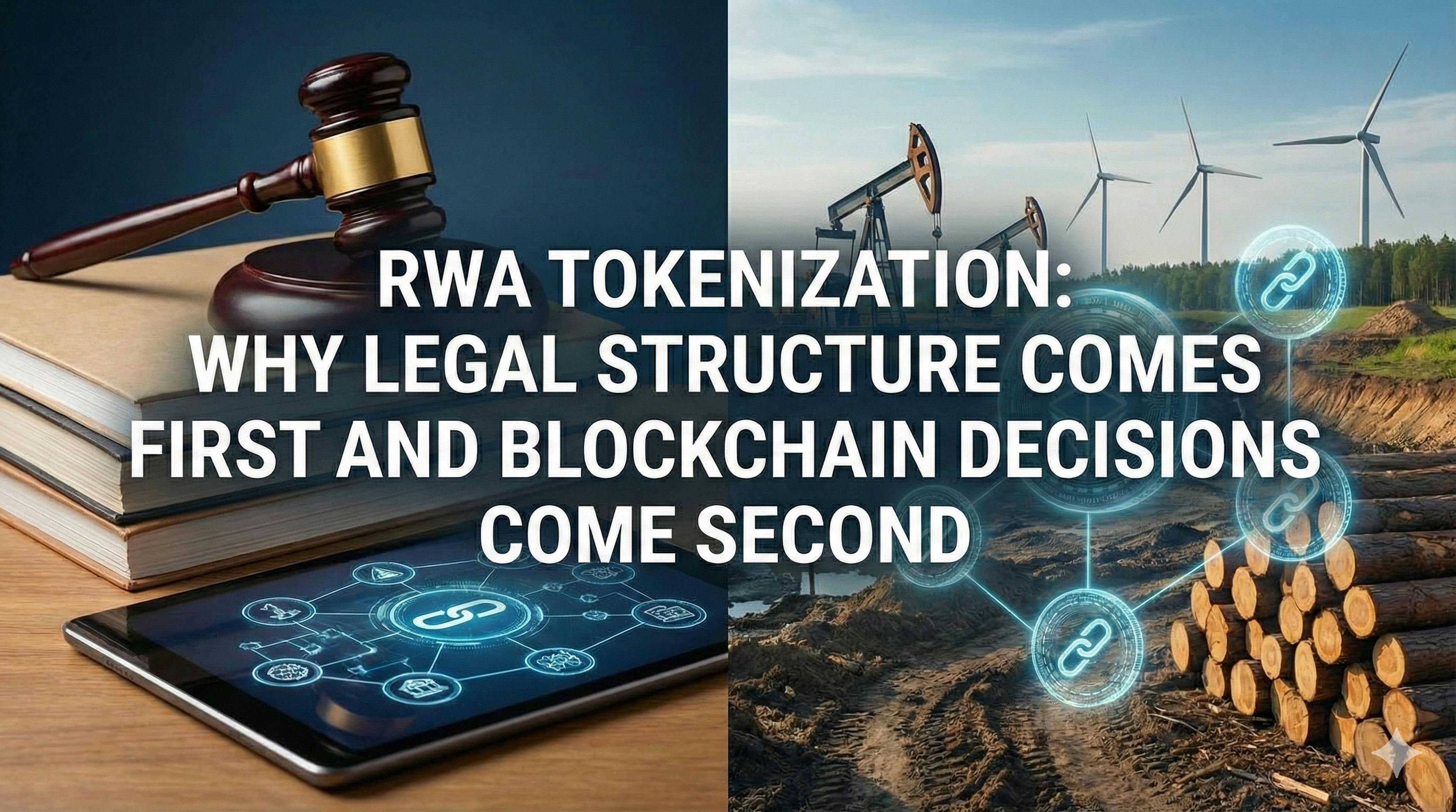 featured image - RWA Tokenization: Why Legal Structure Comes First and Blockchain Decisions Come Second