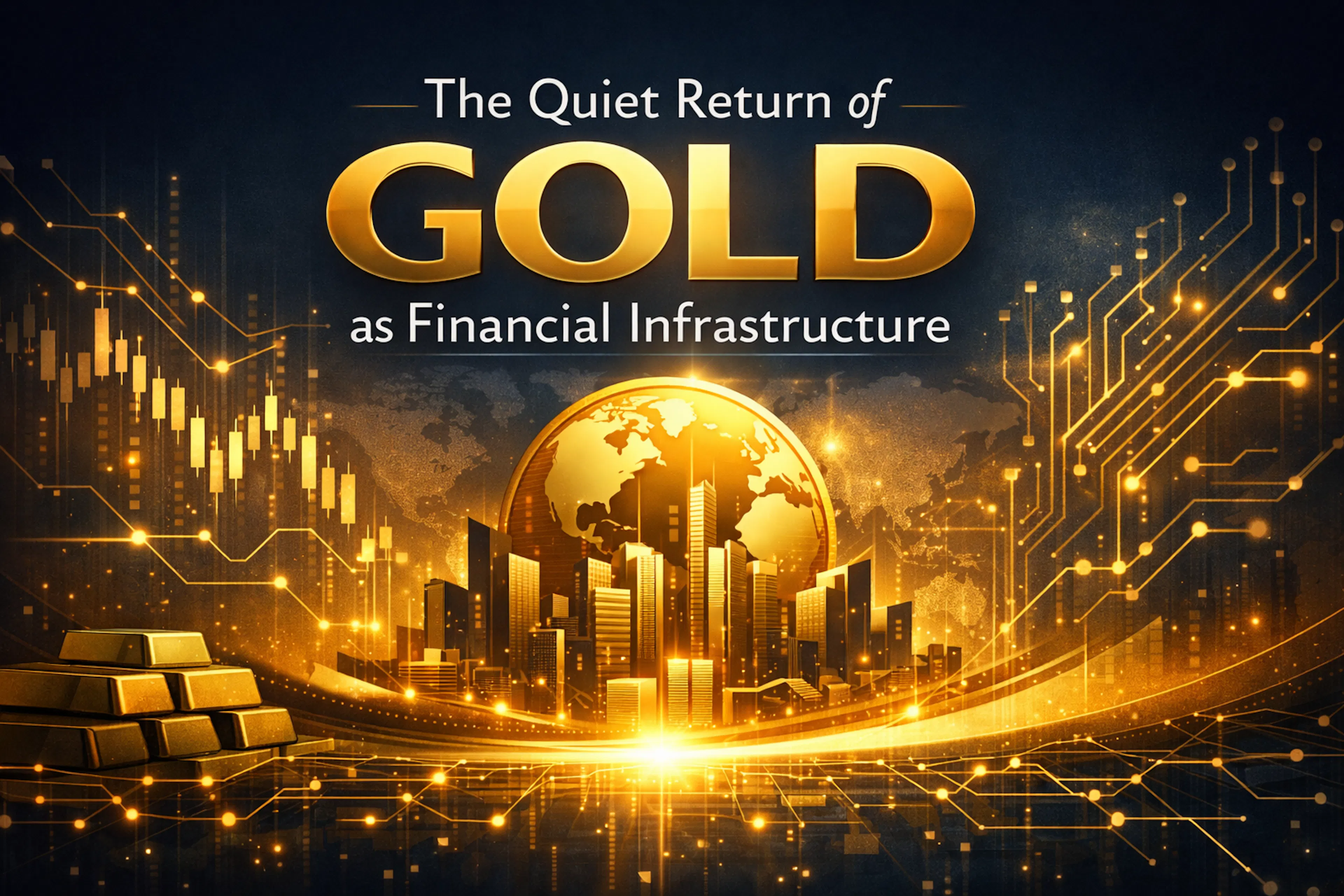 featured image - The Quiet Return of Gold as Financial Infrastructure