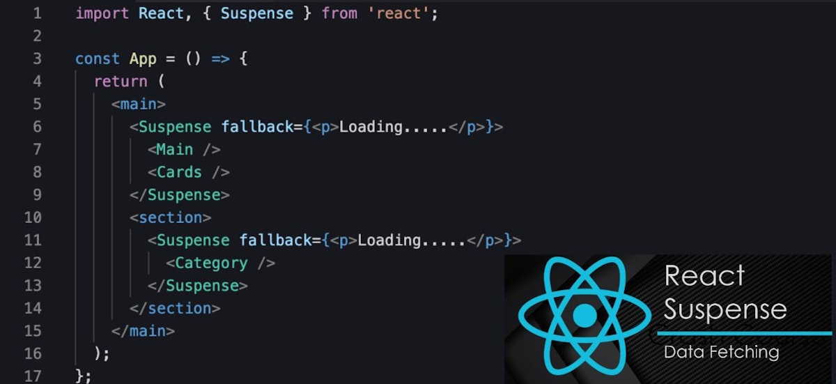 featured image - React 18 Suspense fetch data from a headless CMS