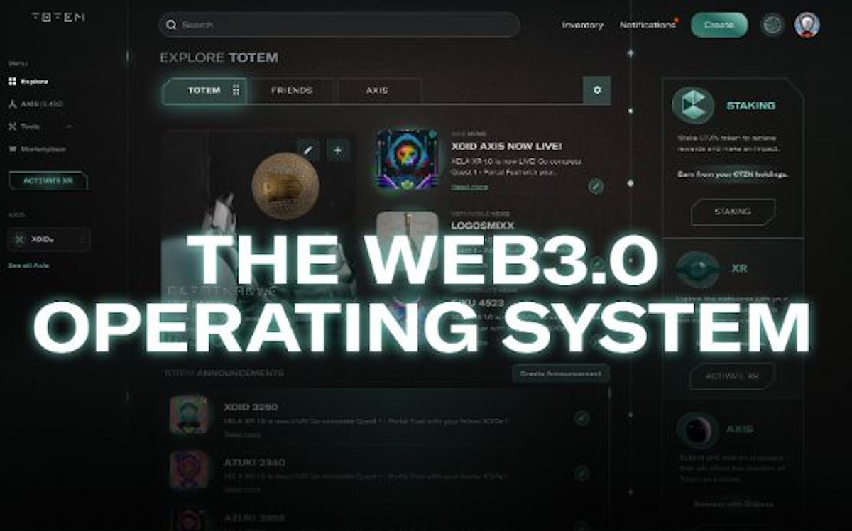 featured image - Totem is Building an Operating System for Web3.0