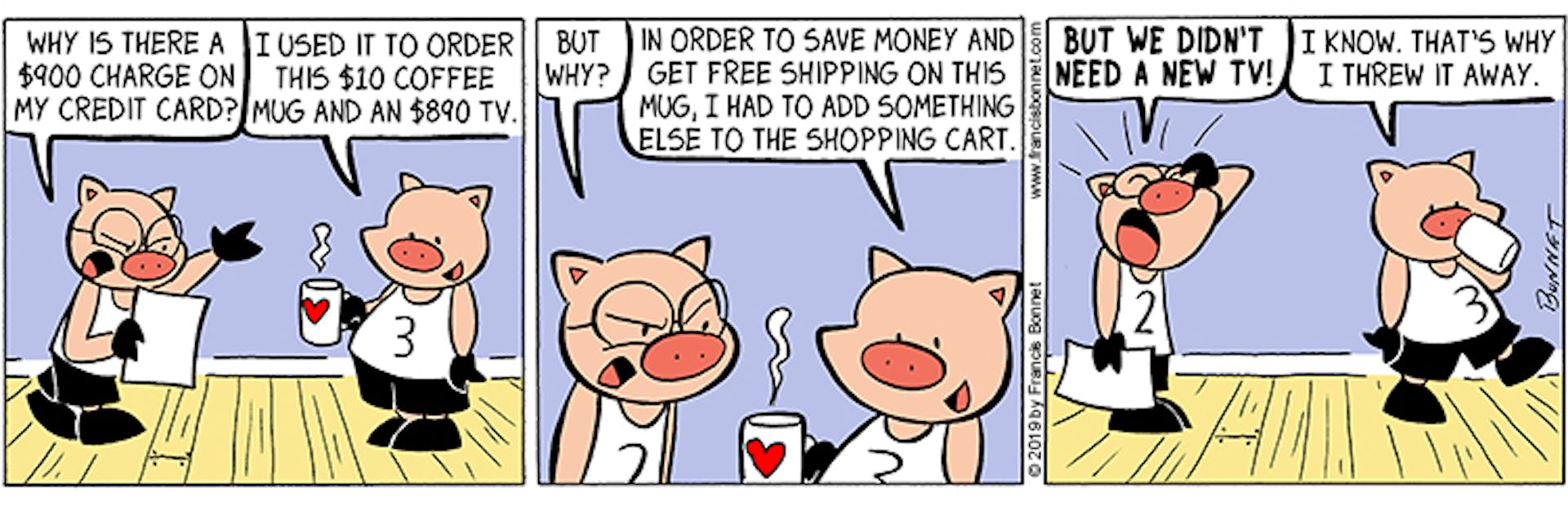 Comic Strip - Online Shopping